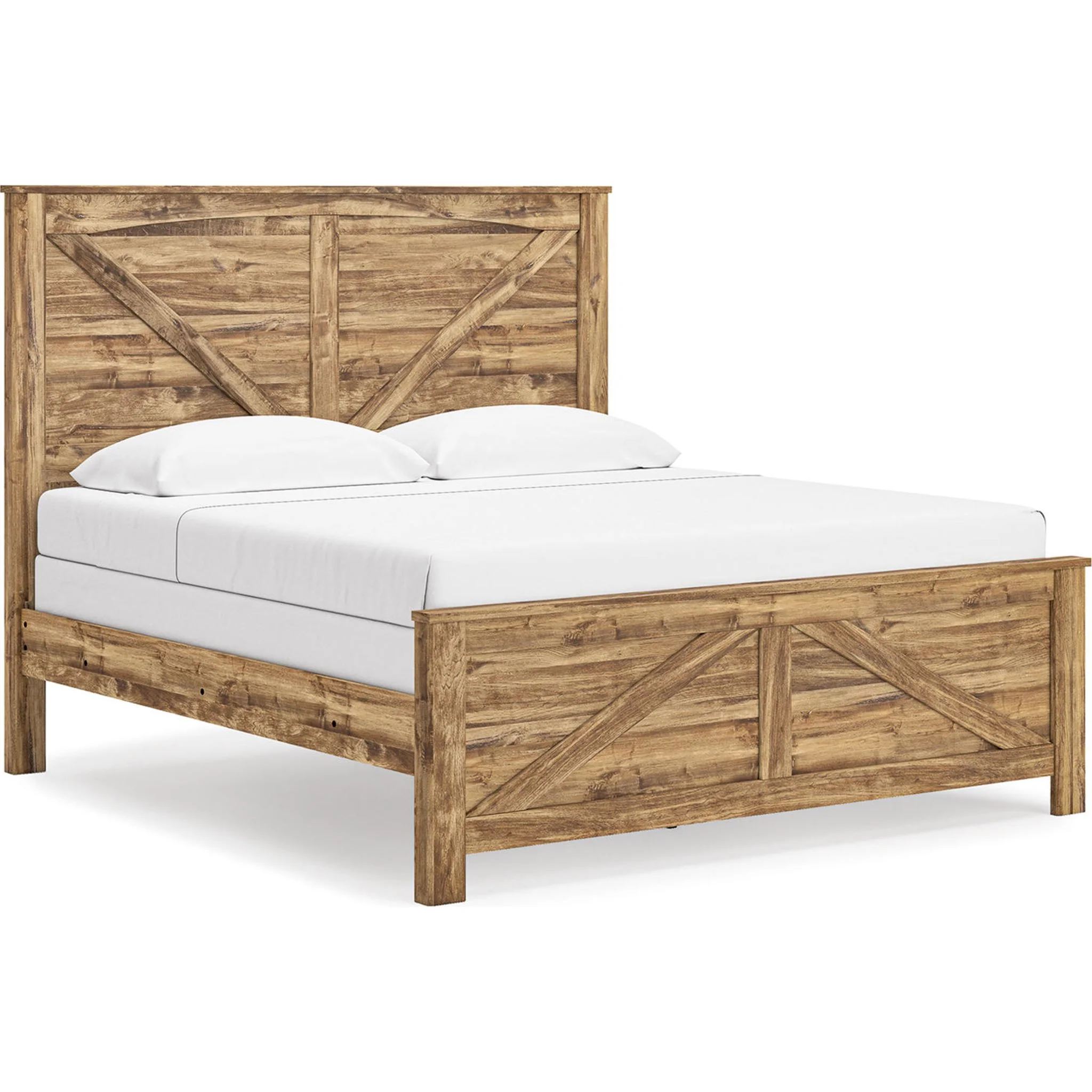 Maystonna Crossbuck Panel Bed - Brown - Image 10