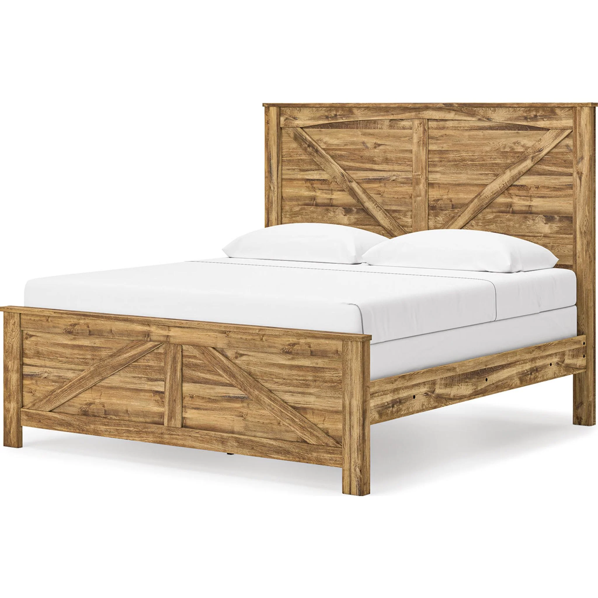 Maystonna Crossbuck Panel Bed - Brown - Image 11