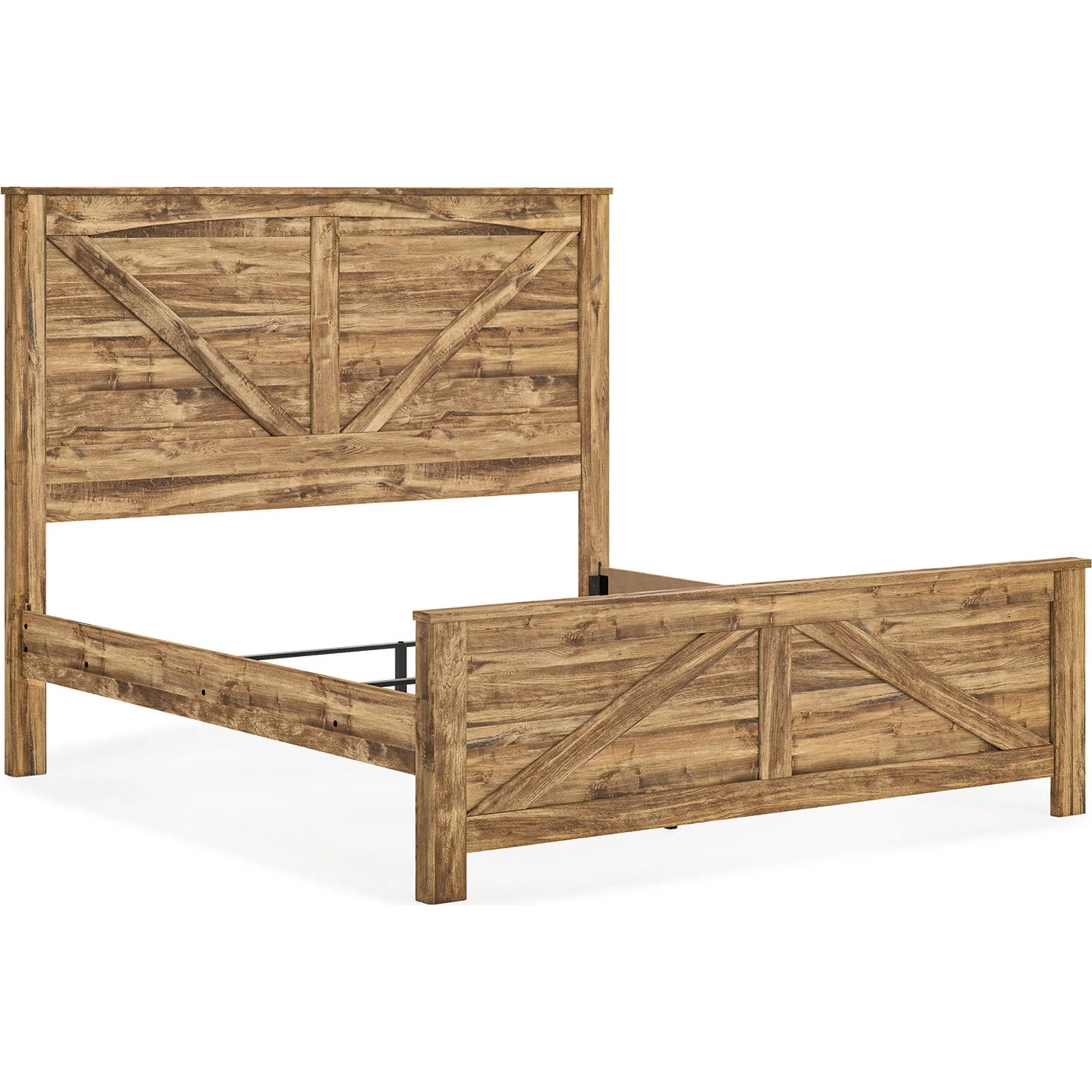 Maystonna Crossbuck Panel Bed - Brown - Image 12