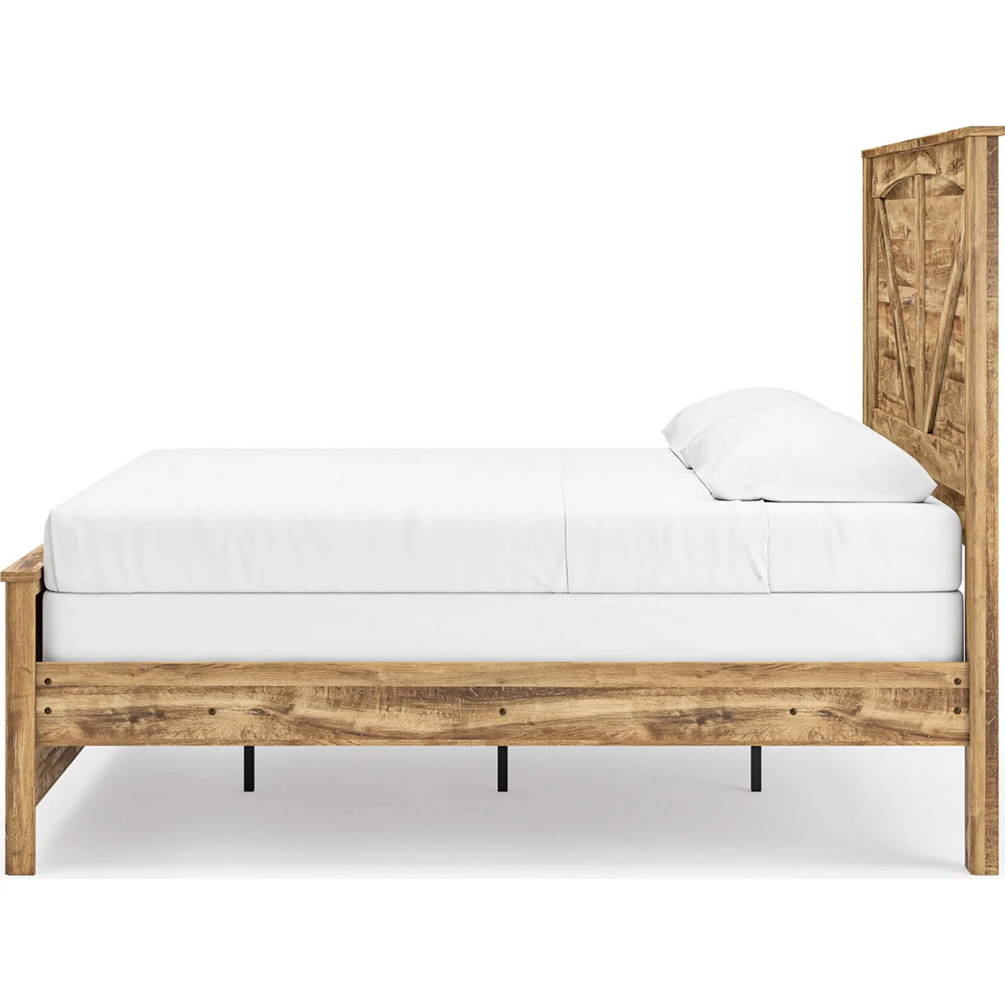 Maystonna Crossbuck Panel Bed - Brown - Image 16