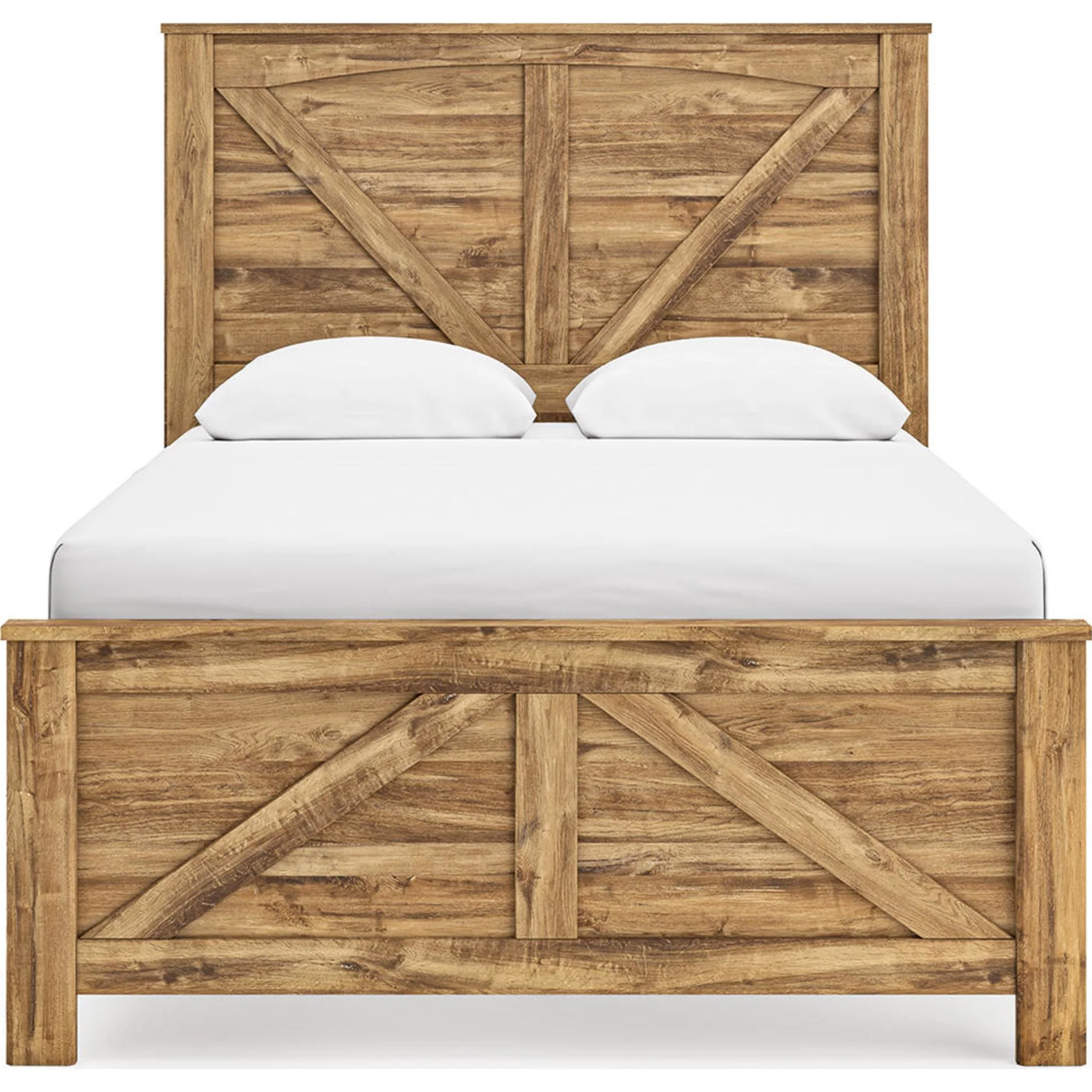 Maystonna Crossbuck Panel Bed - Brown - Image 6