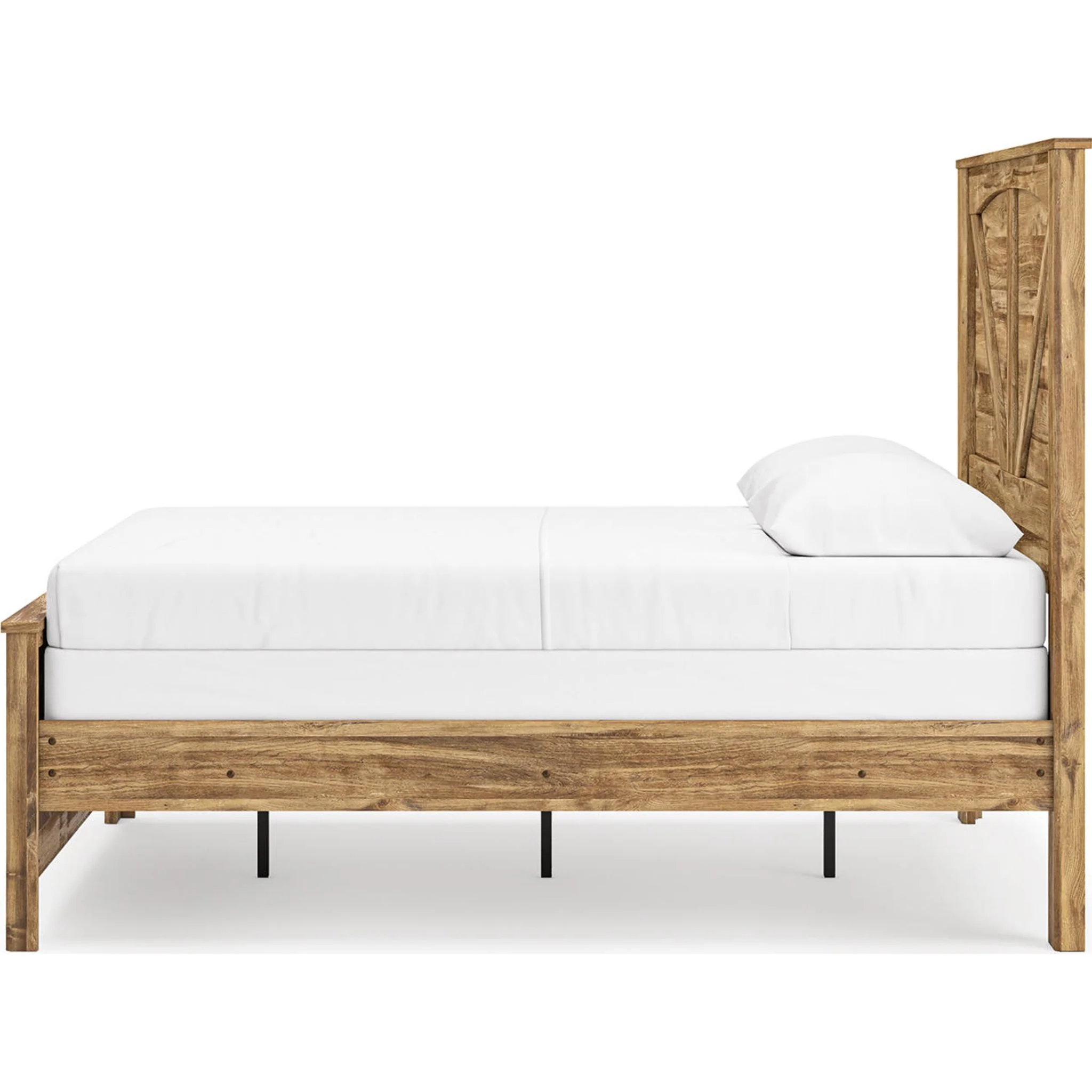 Maystonna Crossbuck Panel Bed - Brown - Image 7