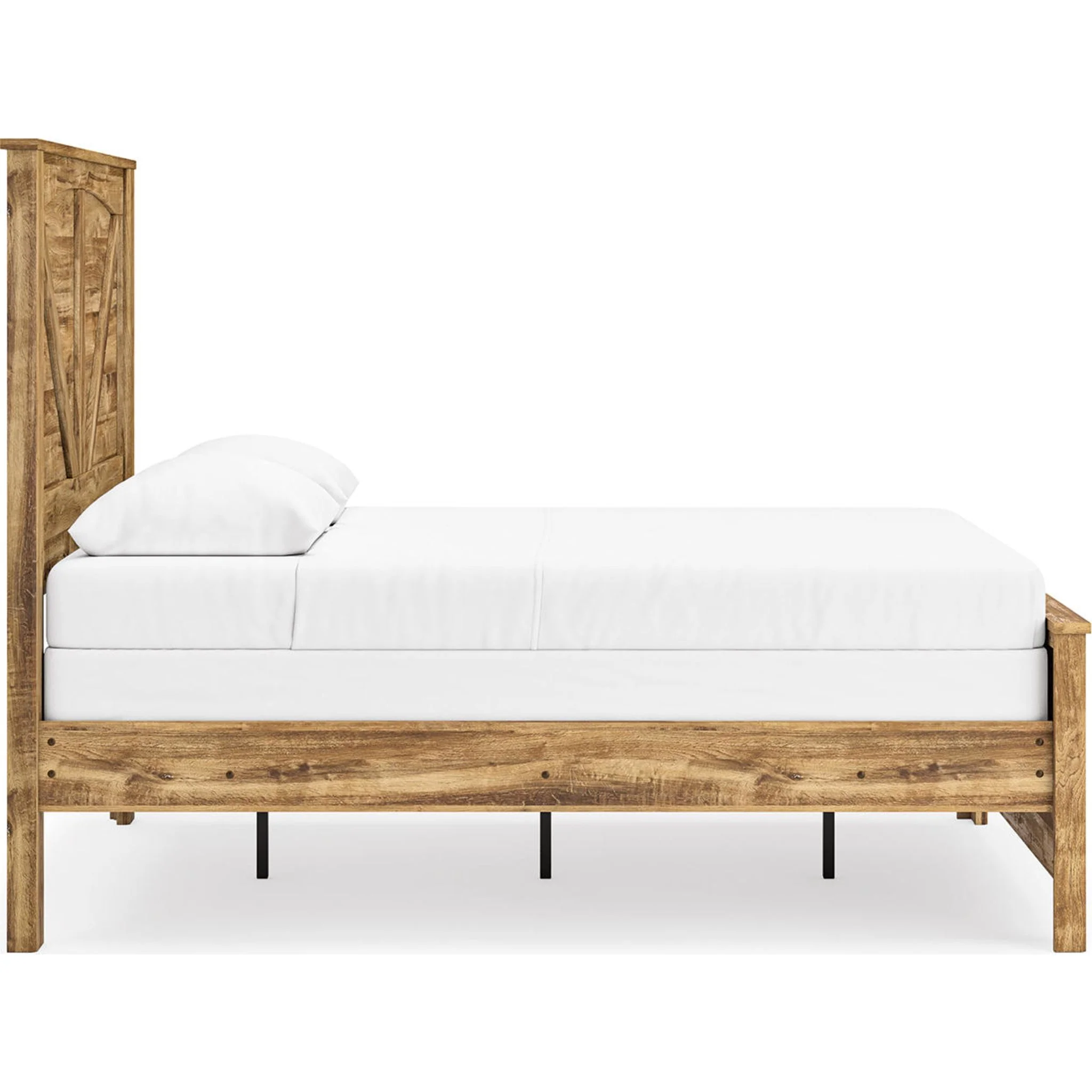 Maystonna Crossbuck Panel Bed - Brown - Image 8