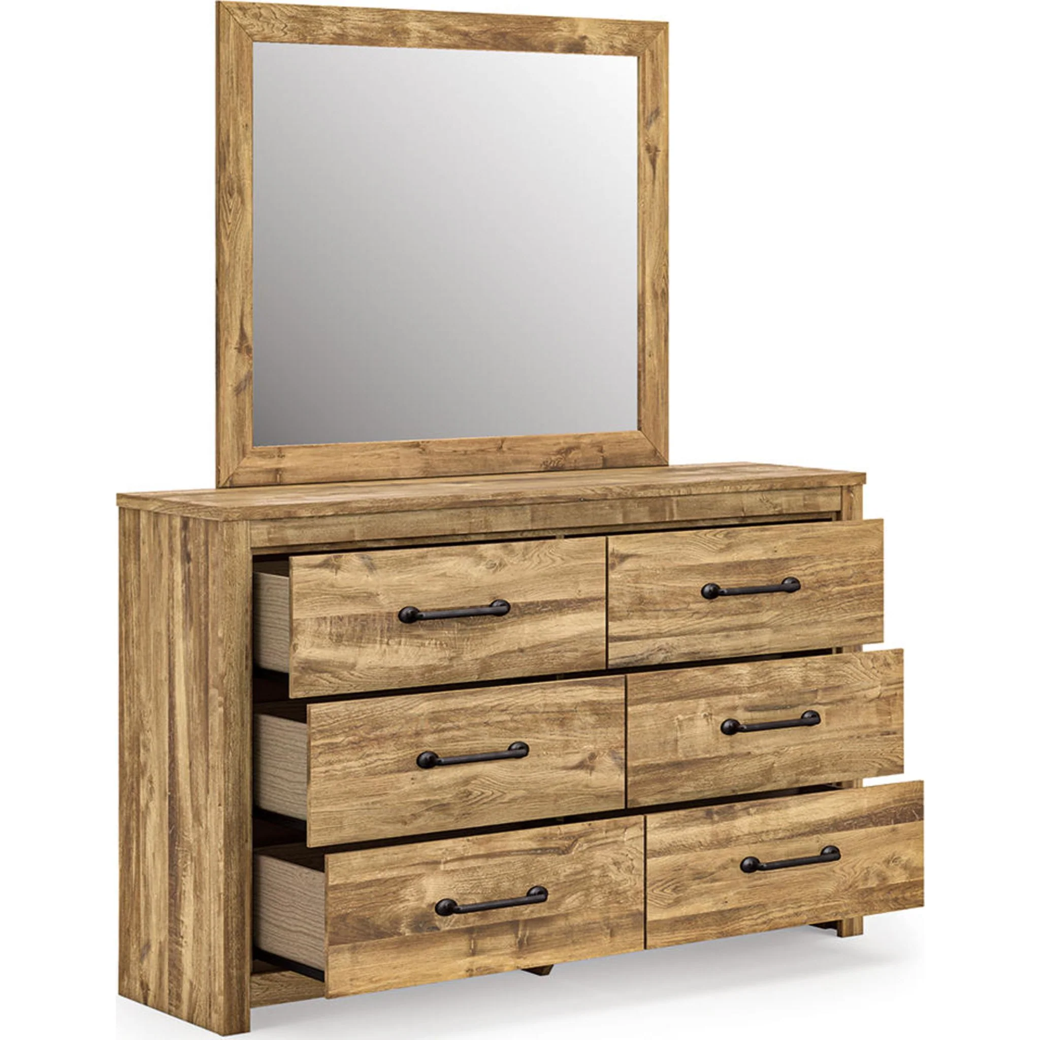 Maystonna Dresser and Mirror - Brown - Image 3