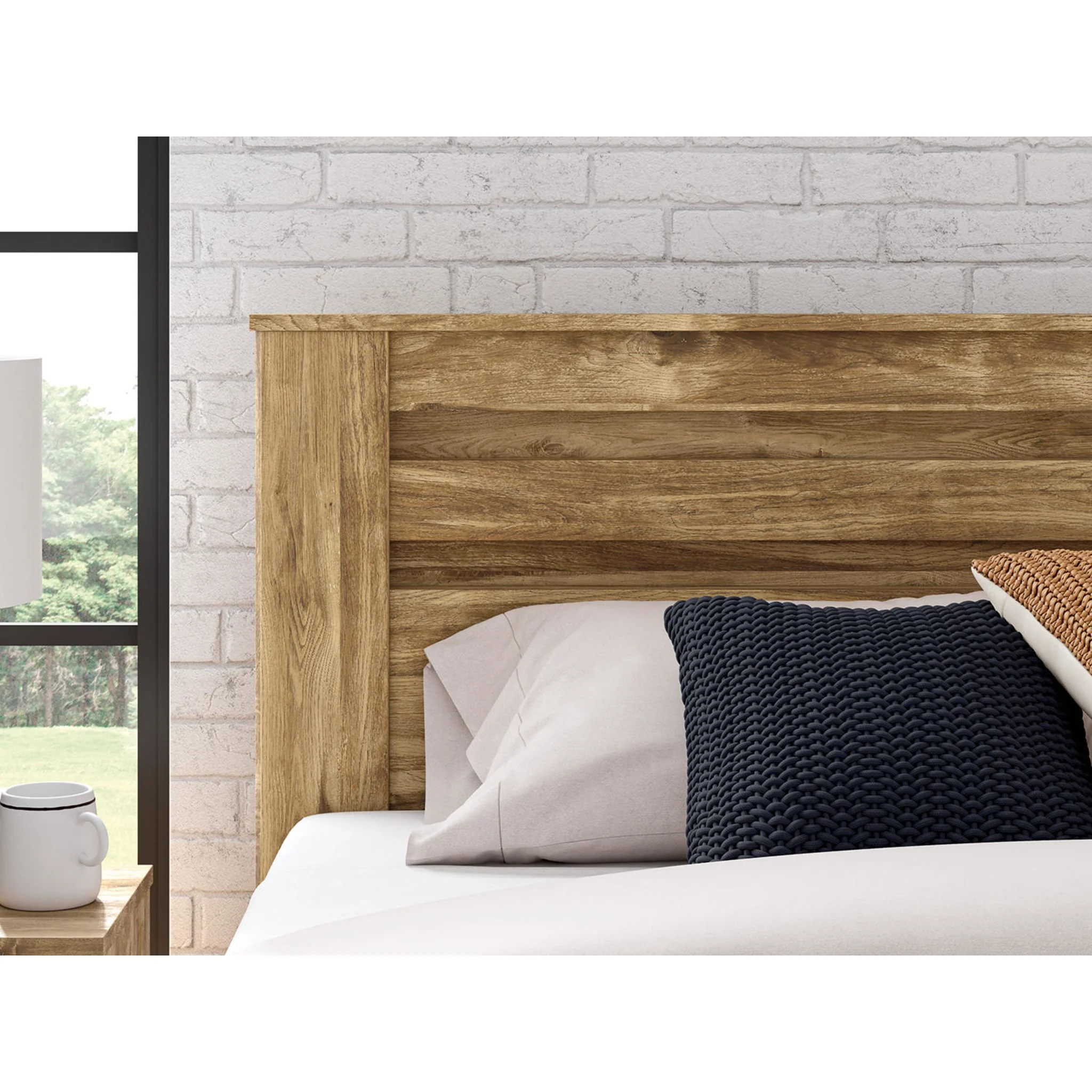 Maystonna King Panel Bed - Brown - Image 5