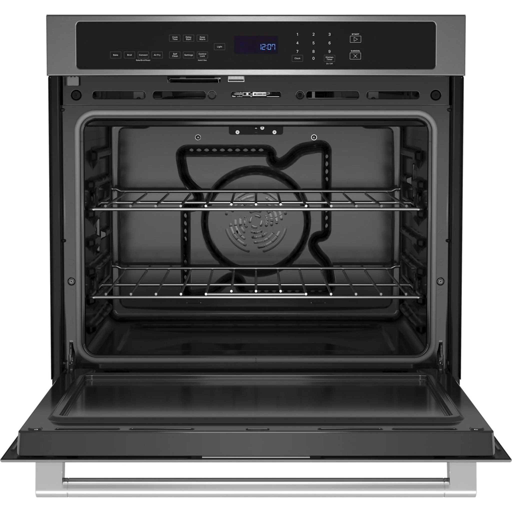 Maytag 27-inch Single Wall Oven with Air Fry and Basket - 4.3 cu. ft. -Fingerprint Resistant Stainless Steel (MOES6027LZ) - Image 3