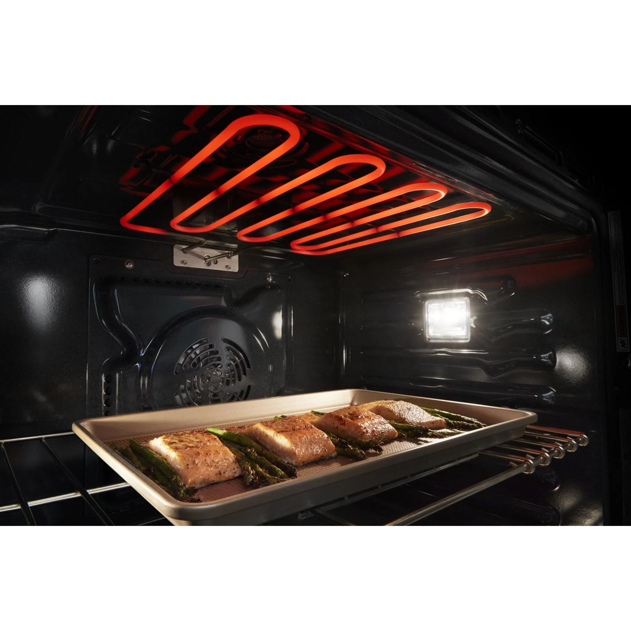 Maytag 30-inch Single Wall Oven with Air Fry and Basket - 5.0 cu. ft. -Fingerprint Resistant Stainless Steel (MOES6030LZ) - Image 4