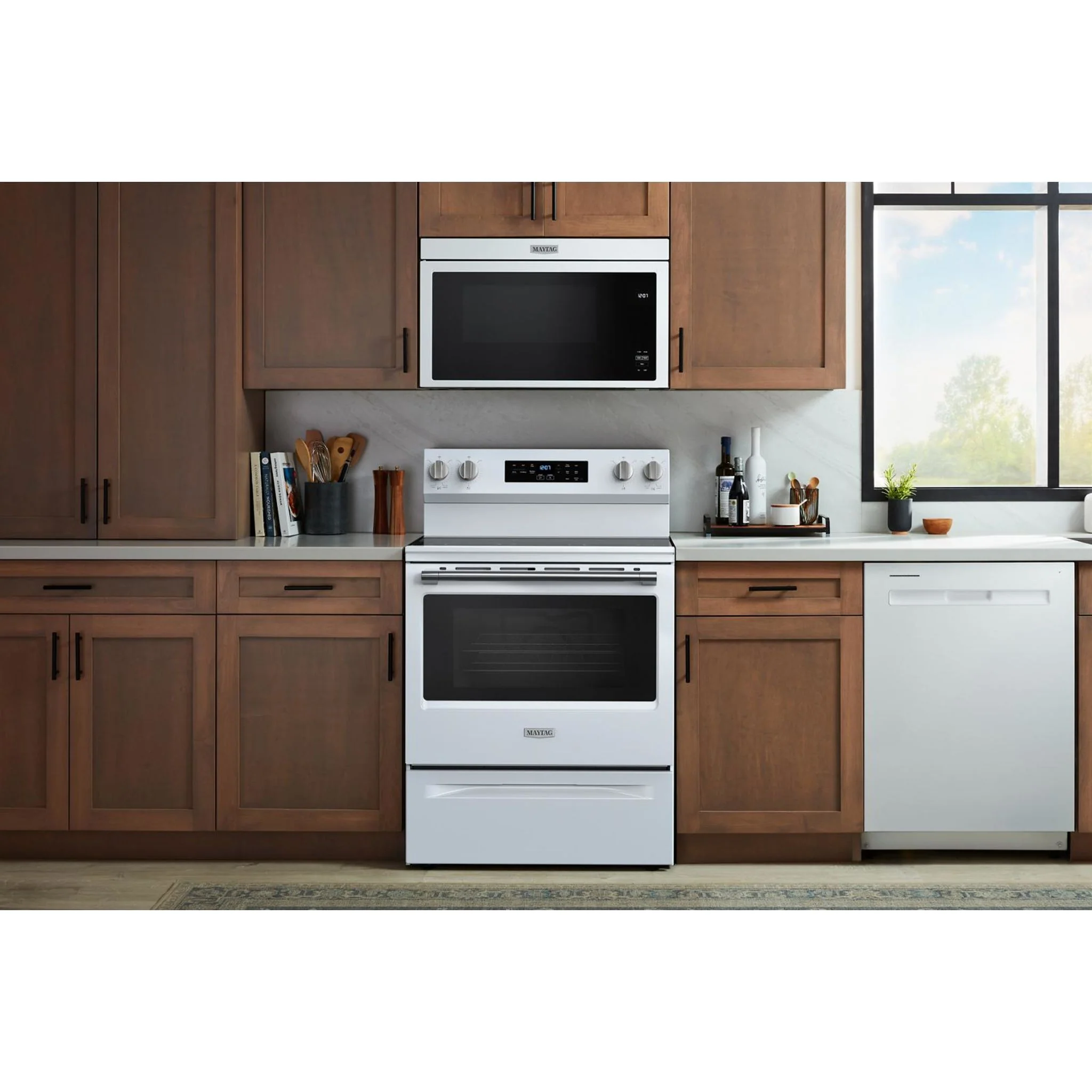 Maytag 30-Inch Convection Electric Range With No Preheat Air Fry and Air Baking - 5.3 Cu. Ft. -White (YMFES6030RW) - Image 15