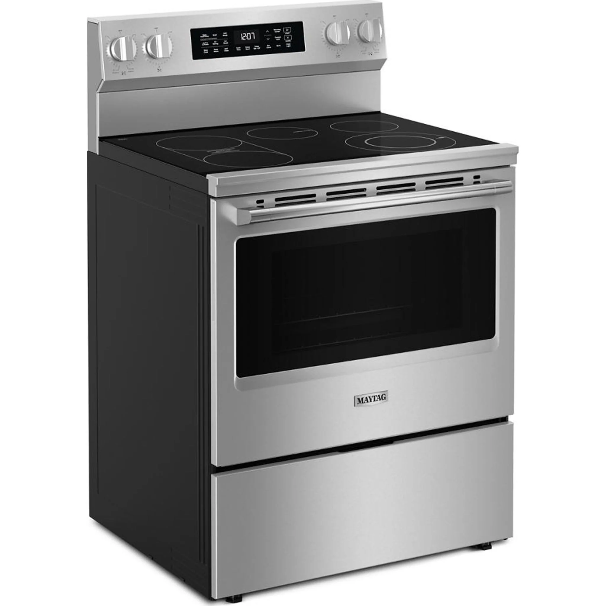 Maytag 30-Inch Freestanding Electric Range with Grill Mode, No Preheat Air Fry - 5.3 Cu. Ft. - Fingerprint Resistant Stainless Steel (YMFES7030SZ) - Image 11
