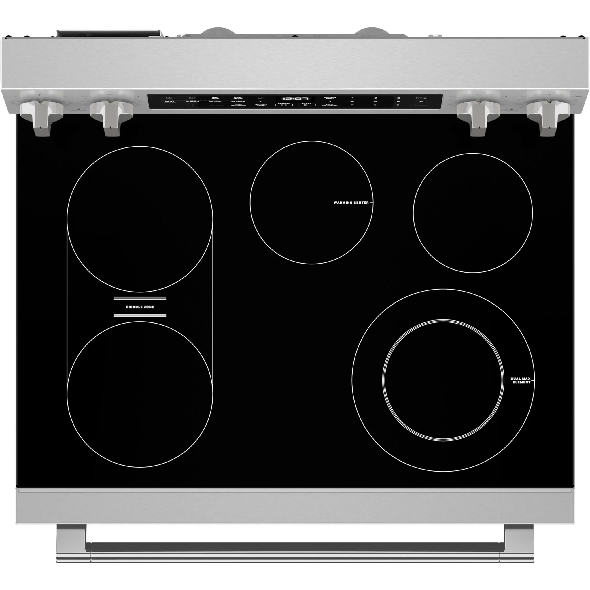 Maytag 30-Inch True Convection Electric Range With Grill Mode - 5.3 Cu. Ft. -Fingerprint Resistant Stainless Steel (YMFES8030RZ) - Image 2