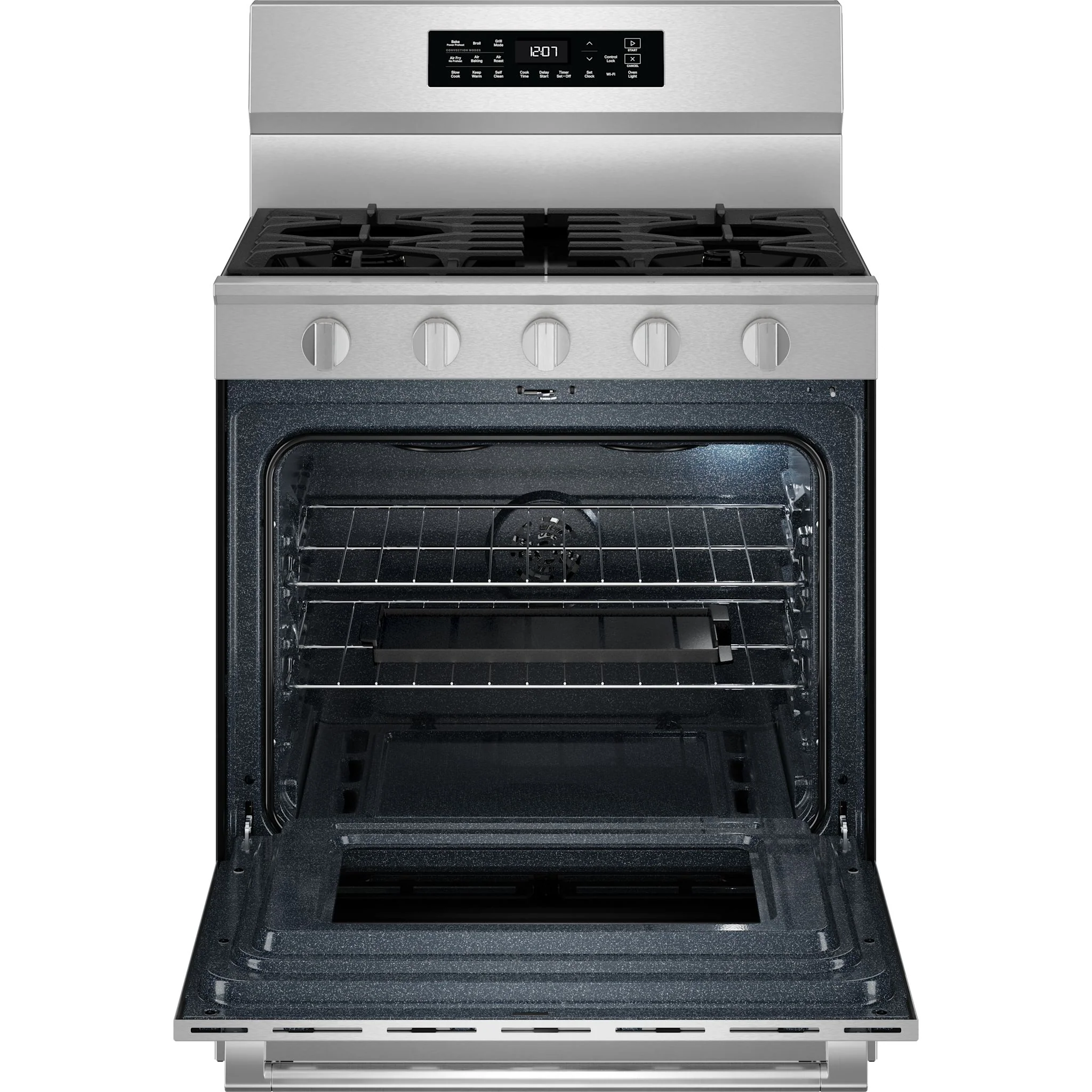 Maytag 30-Inch Wide Freestanding Gas Range with Grill Mode and No Preheat Air Fry - 5.0 Cu. Ft. -Fingerprint Resistant Stainless Steel (MFGS7030SZ) - Image 5