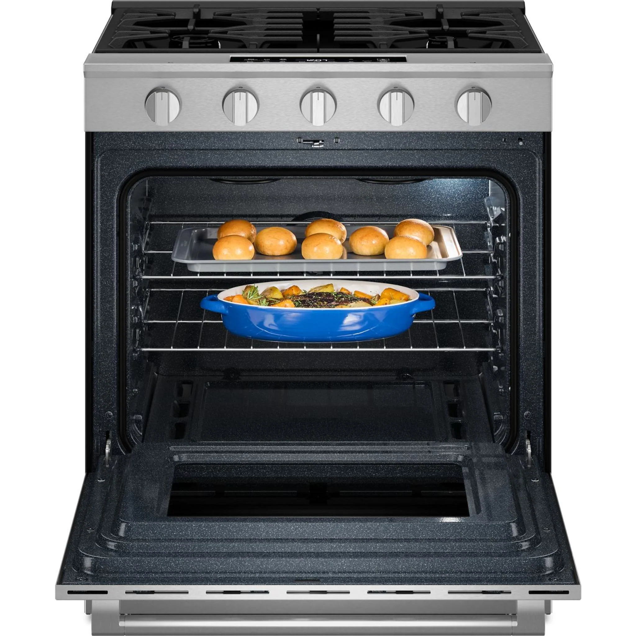 Maytag 30-Inch Wide Slide-In Gas Range with Grill Mode and No Preheat Air Fry - 5.0 Cu. Ft. -Fingerprint Resistant Stainless Steel (MSGS7030SZ) - Image 17