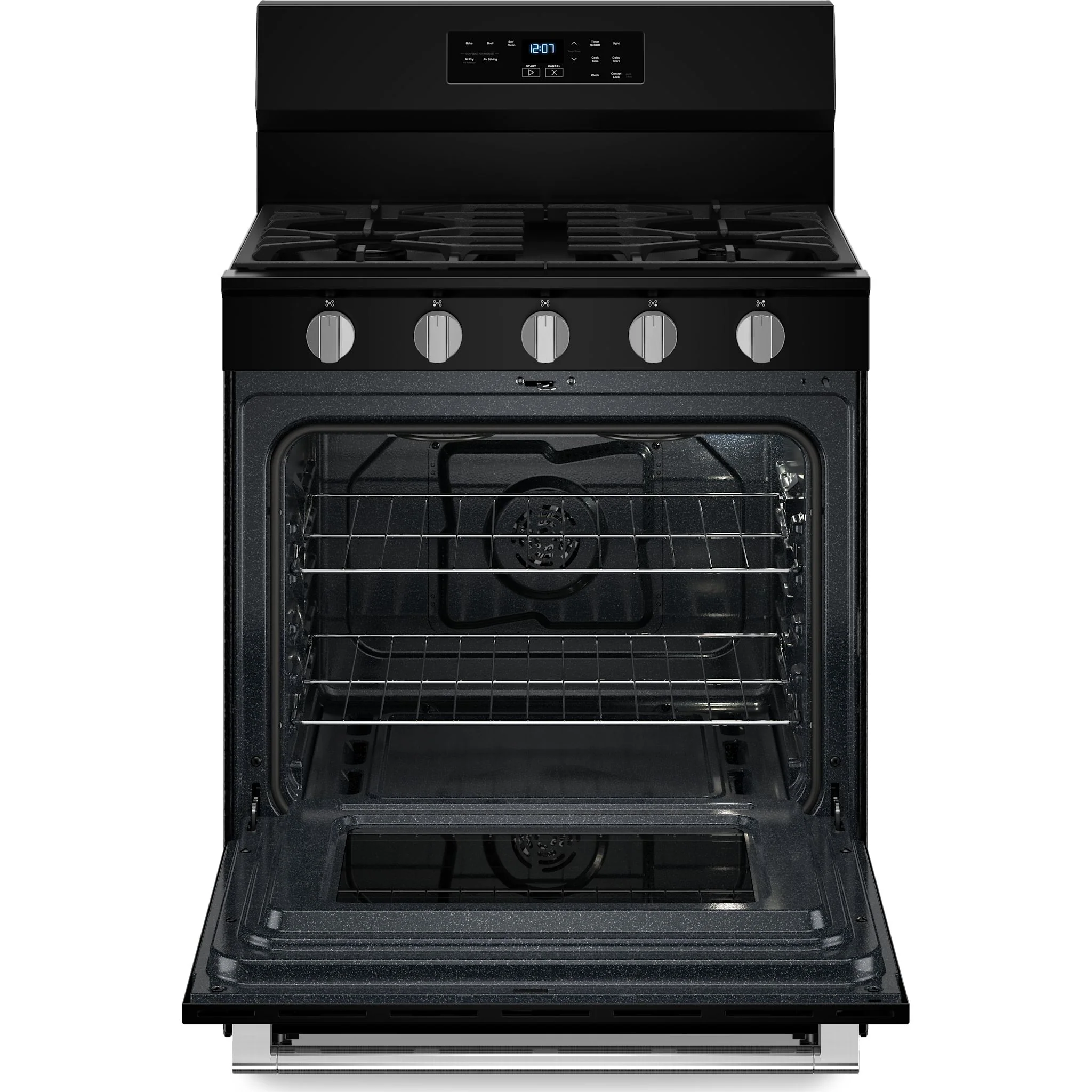 Maytag 30-Inch Convection Gas Range With No Preheat Air Fry and Air Baking - 5.0 Cu. Ft. -Black (MFGS6030RB) - Image 4