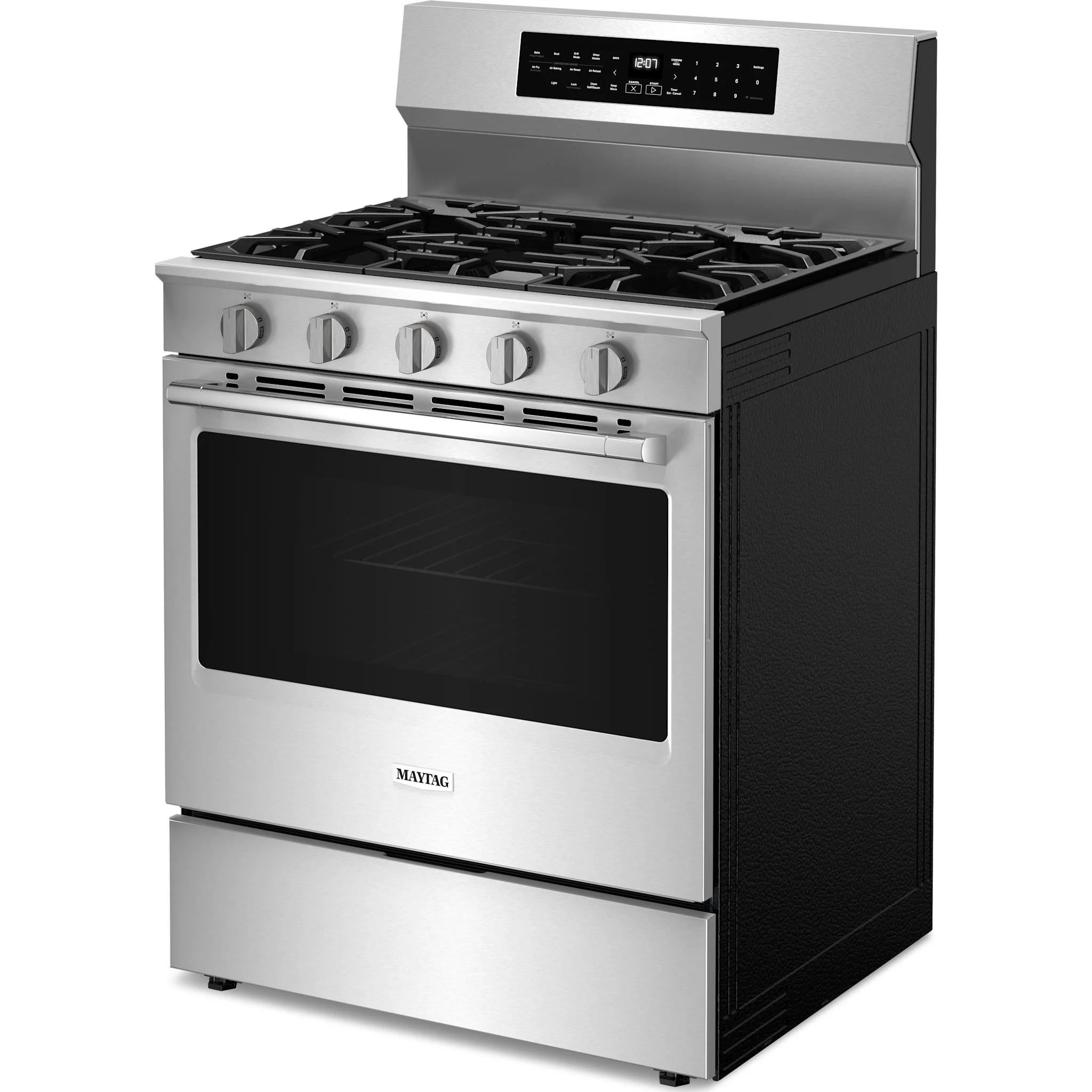 Maytag 30-Inch Convection Gas Range With No Preheat Air Fry and Air Baking - 5.0 Cu. Ft. -Fingerprint Resistant Stainless Steel (MFGS6030RZ) - Image 10