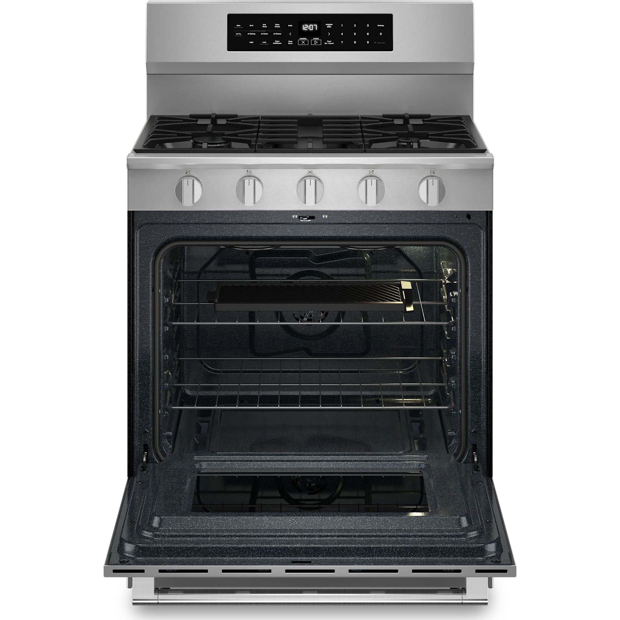 Maytag 30-Inch Convection Gas Range With No Preheat Air Fry and Air Baking - 5.0 Cu. Ft. -Fingerprint Resistant Stainless Steel (MFGS6030RZ) - Image 5