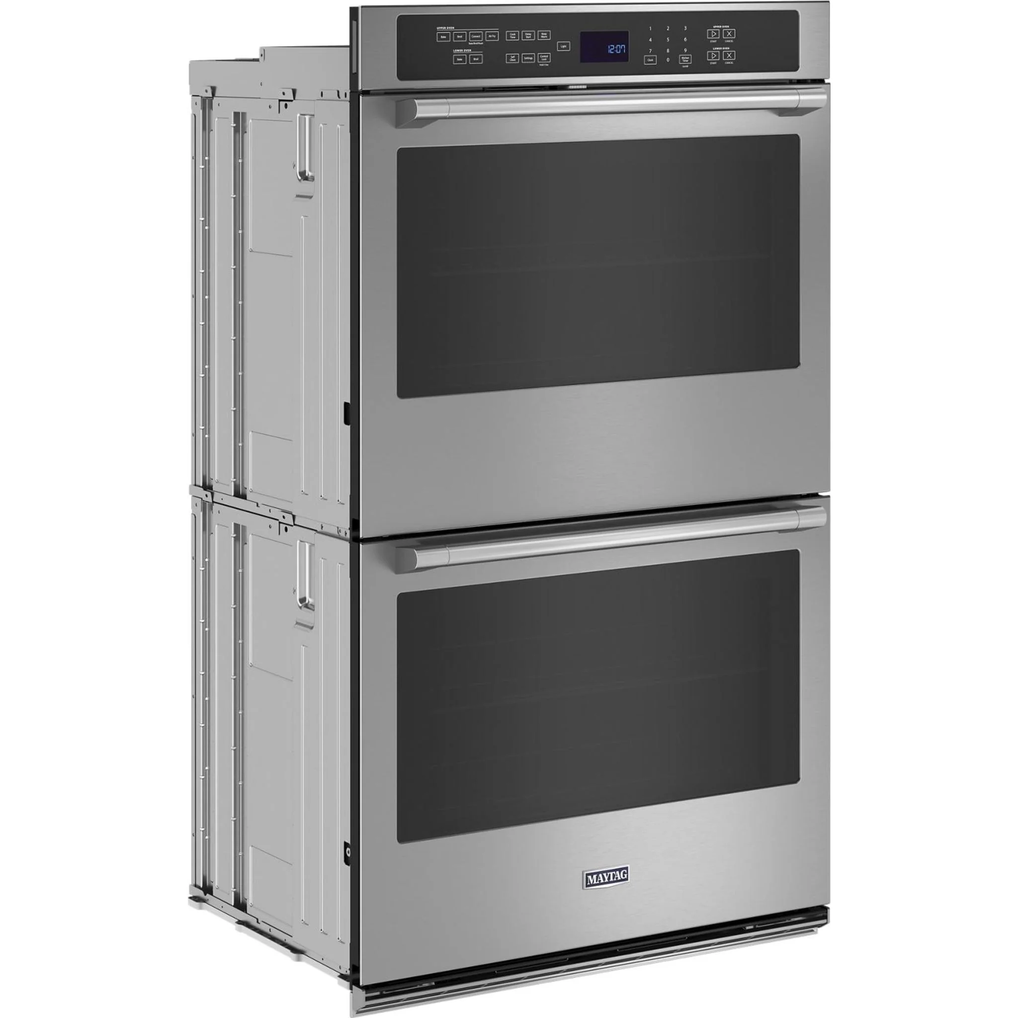 Maytag 30-inch Double Wall Oven with Air Fry and Basket - 10 cu. ft. -Fingerprint Resistant Stainless Steel (MOED6030LZ) - Image 9