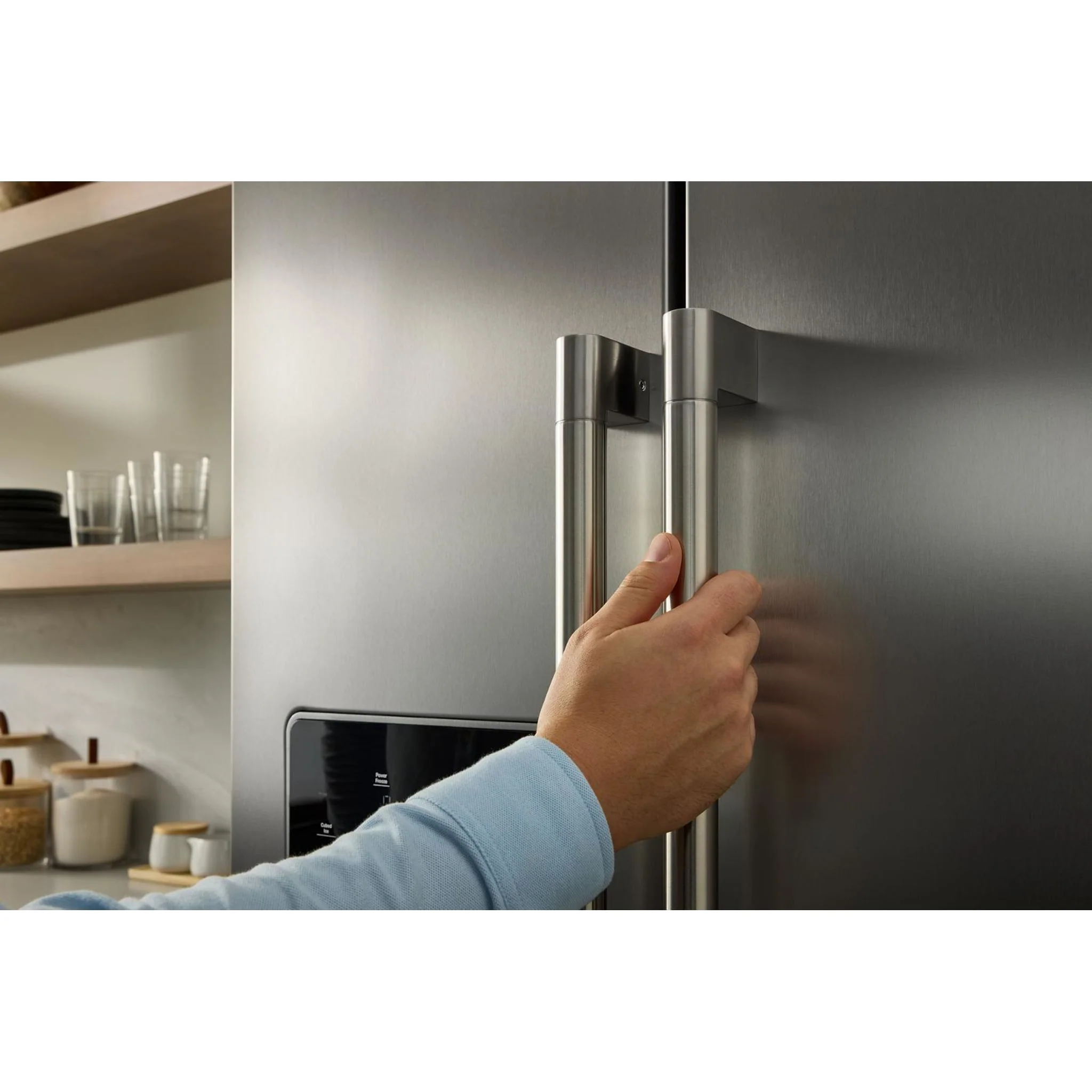 Maytag 36-Inch Counter-Depth Side-by-Side Refrigerator with Arctic Blue Interior - 20.8 Cu. Ft. - Fingerprint Resistant Stainless Steel (MRSC6636RZ) - Image 23
