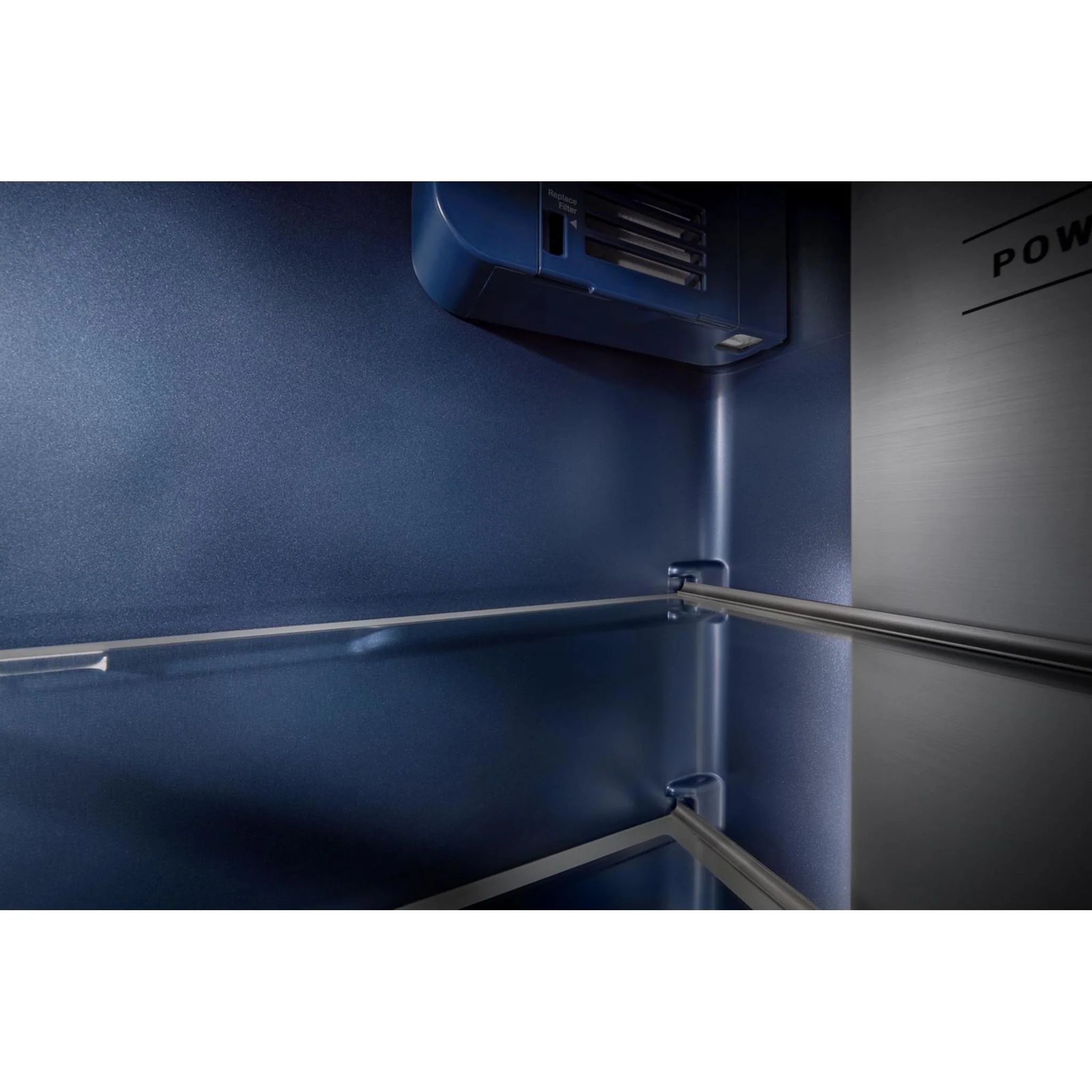 Maytag 36-Inch Counter-Depth Side-by-Side Refrigerator with Arctic Blue Interior - 20.8 Cu. Ft. - Fingerprint Resistant Stainless Steel (MRSC6636RZ) - Image 6