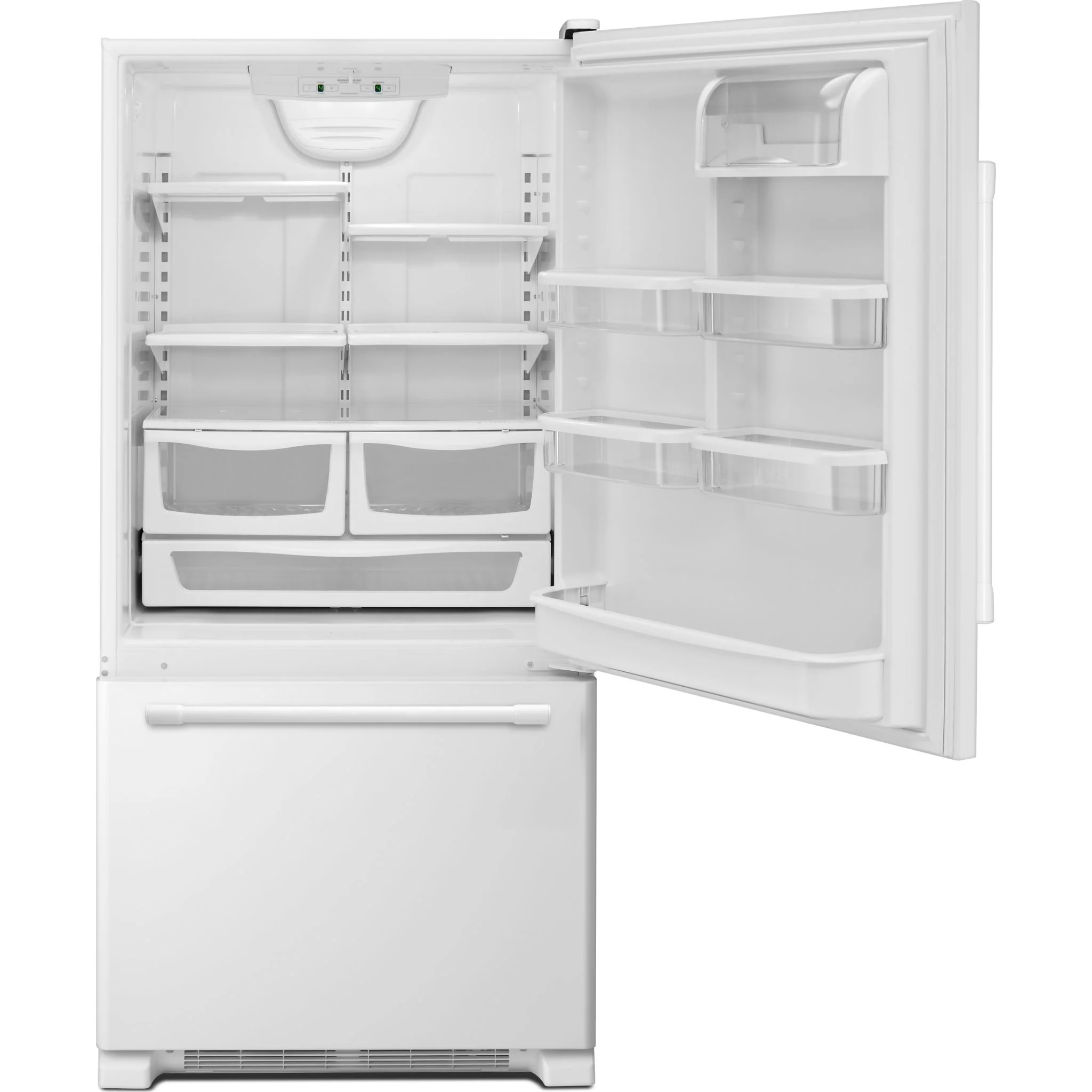 Maytag 30-inch Bottom Freezer Refrigerator with Freezer Drawer -White-on-White (MBB1957FEW) - Image 2