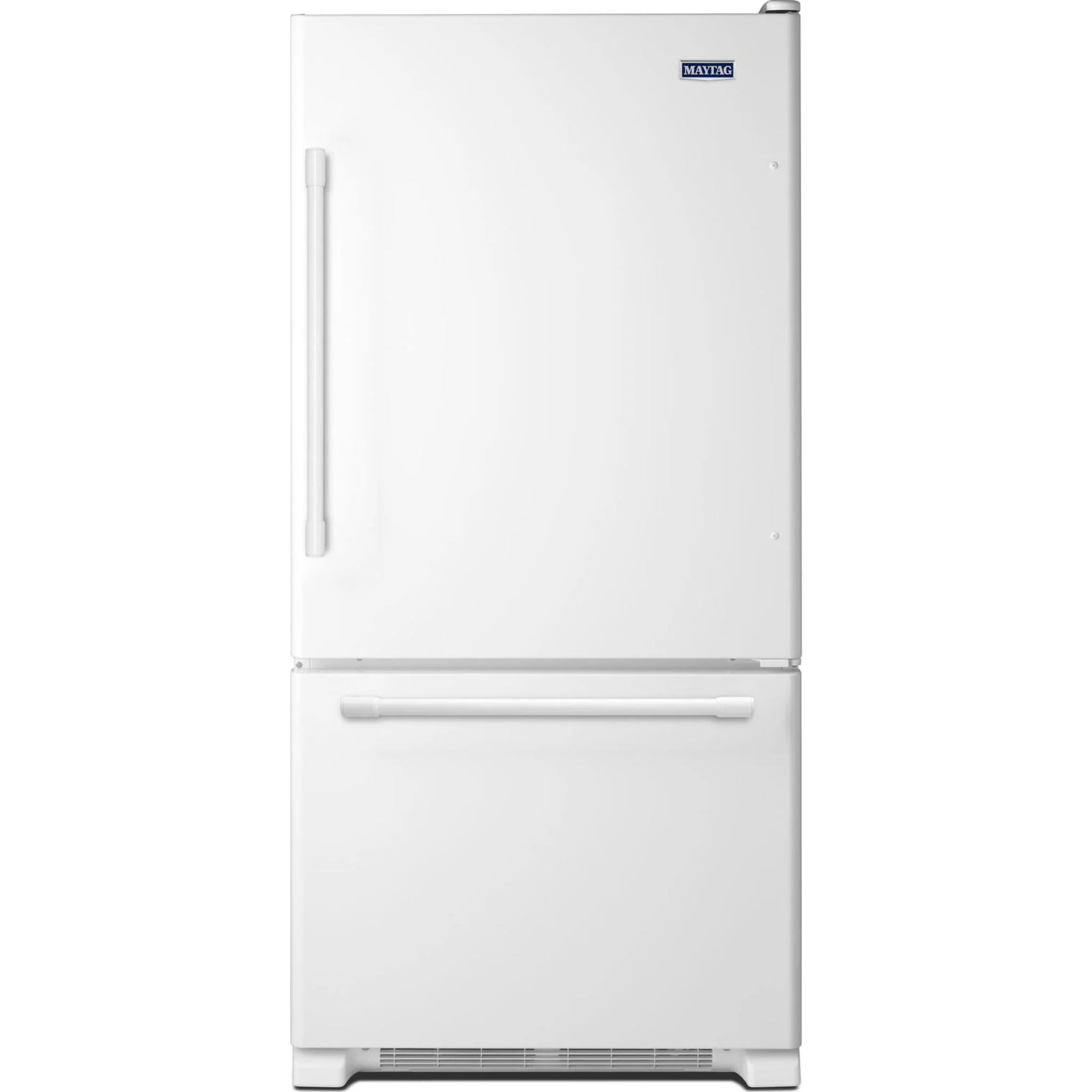 Maytag 30-inch Bottom Freezer Refrigerator with Freezer Drawer -White-on-White (MBB1957FEW) - Image 3