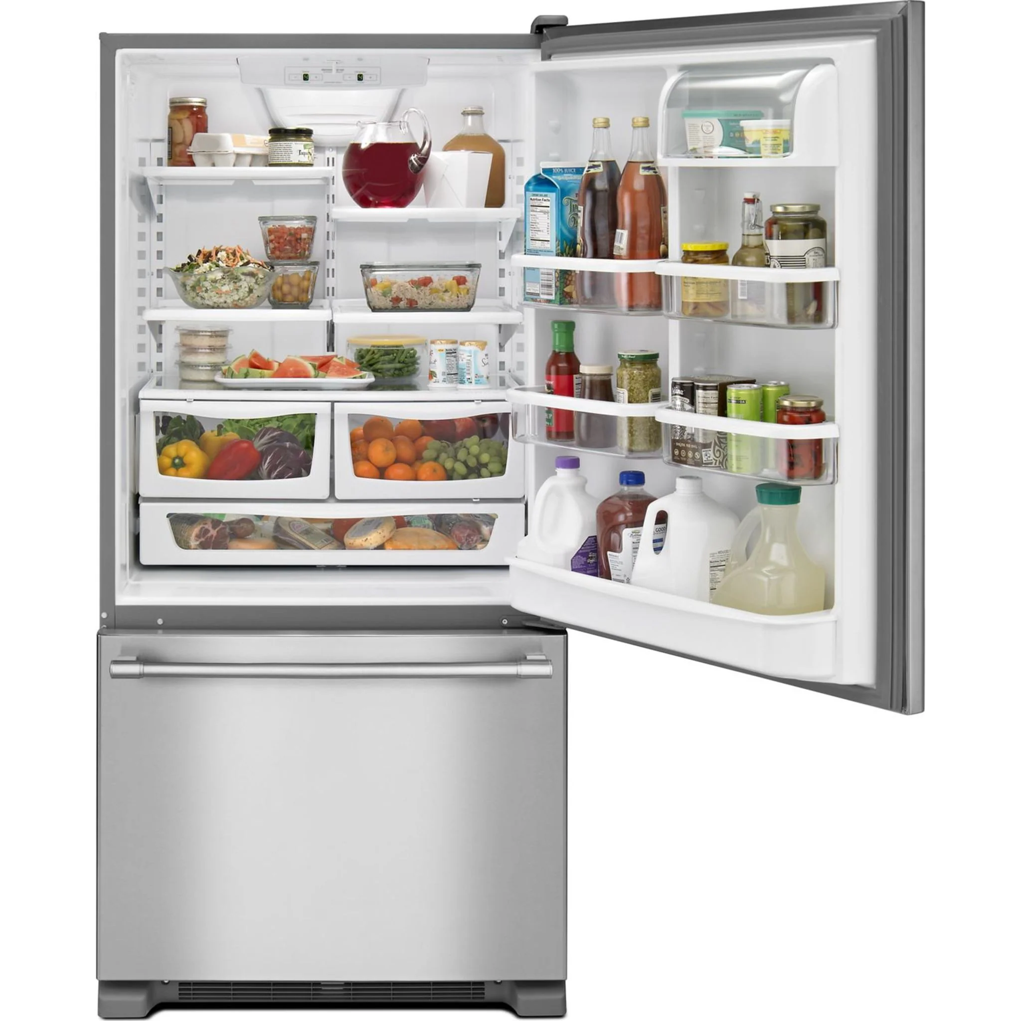 Maytag 30-inch Bottom Freezer Refrigerator with Freezer Drawer -Fingerprint Resistant Stainless Steel (MBR1957FEZ) - Image 10