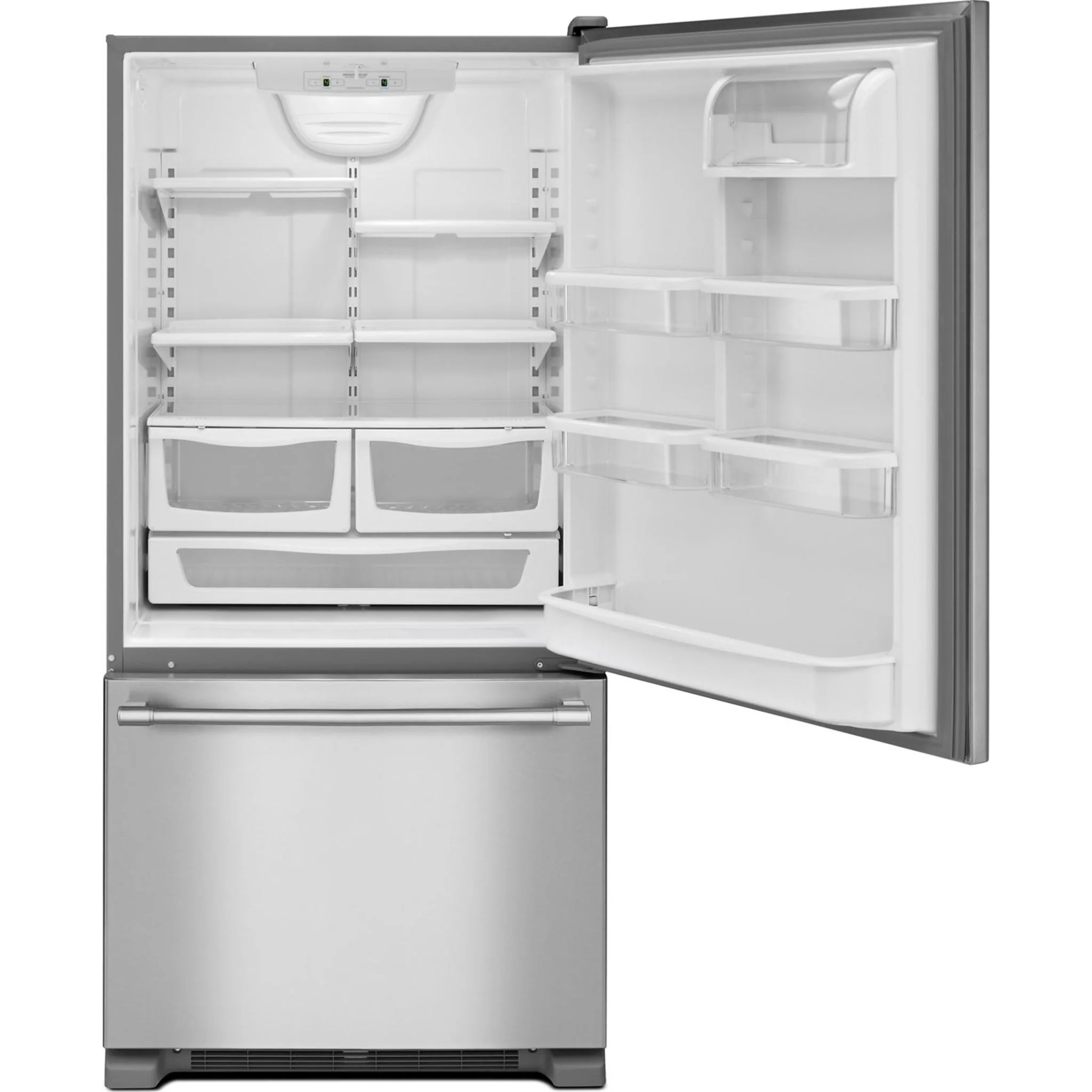 Maytag 30-inch Bottom Freezer Refrigerator with Freezer Drawer -Fingerprint Resistant Stainless Steel (MBR1957FEZ) - Image 3