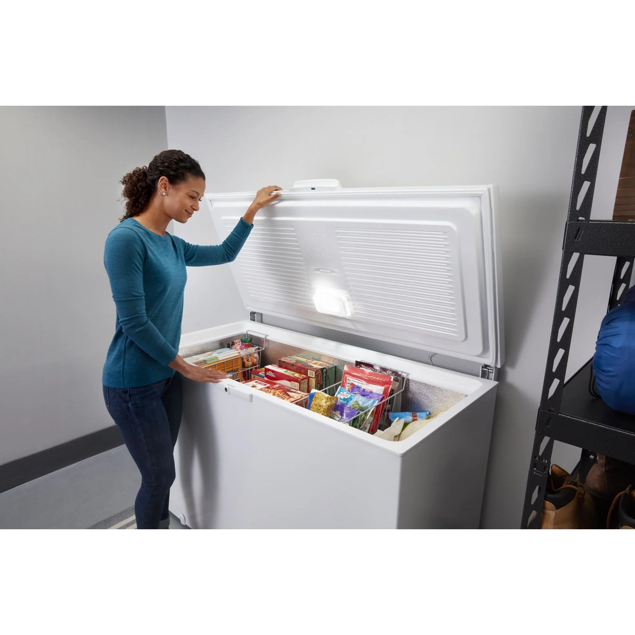 Maytag Garage Ready in Freezer Mode Chest Freezer - 16 cu. ft. -White (MZC5216LW) - Image 46