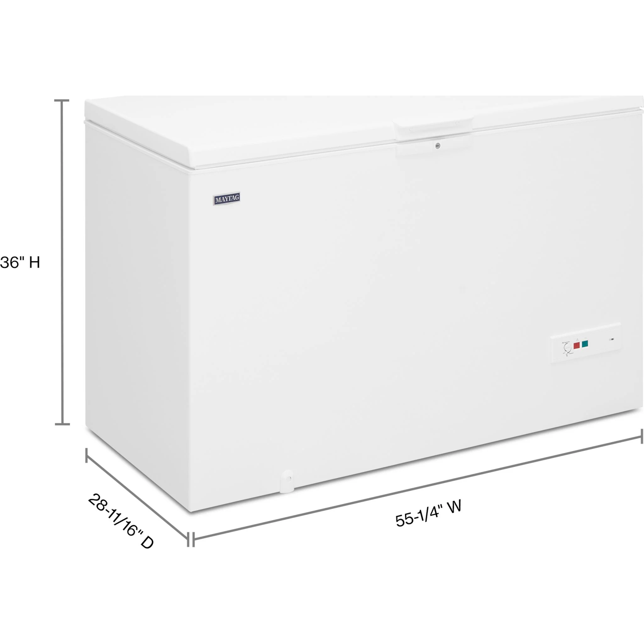 Maytag Garage Ready in Freezer Mode Chest Freezer - 16 cu. ft. -White (MZC5216LW) - Image 9