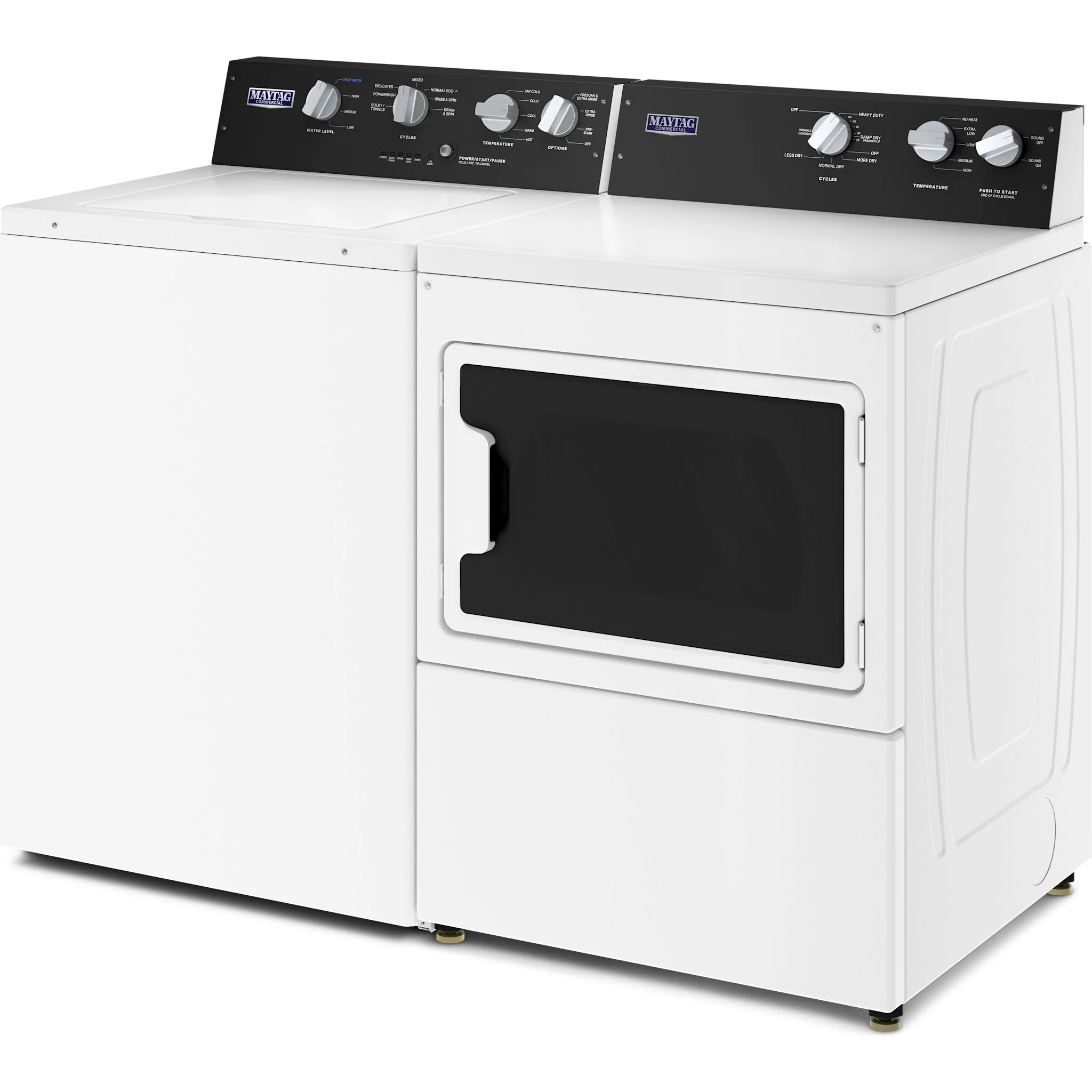 Maytag Commercial-Grade Top Load Pair with Gas Dryer (MVWP586GW-MGDP586KW - Image 2