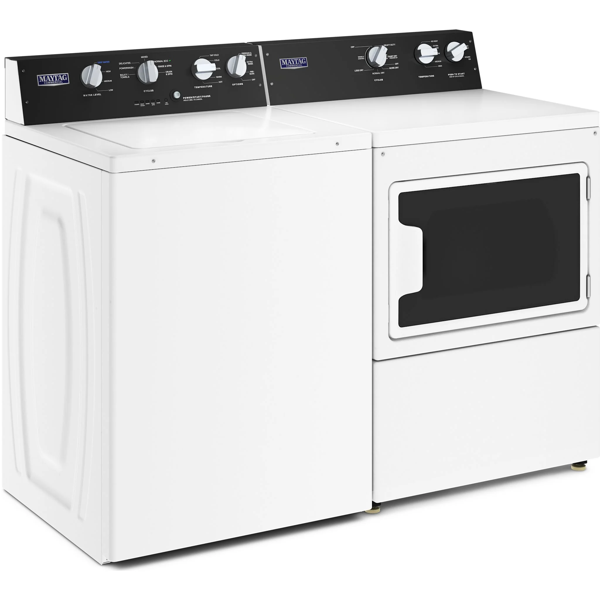 Maytag Commercial-Grade Top Load Pair with Gas Dryer (MVWP586GW-MGDP586KW - Image 3