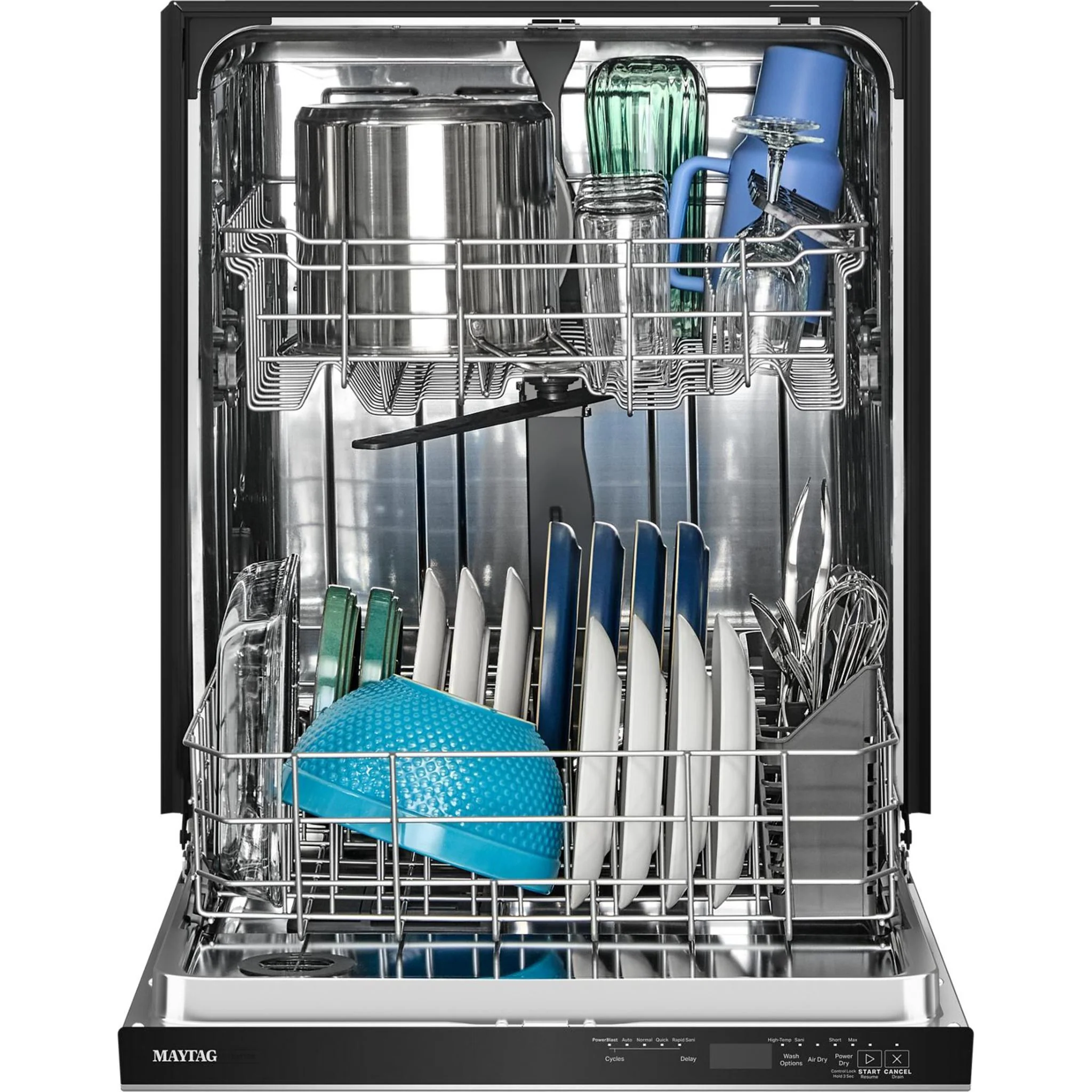 Maytag Front Control Dishwasher with PowerBlast cycle and Heated Dry -Fingerprint Resistant Stainless Steel (MDFS3924RZ) - Image 10