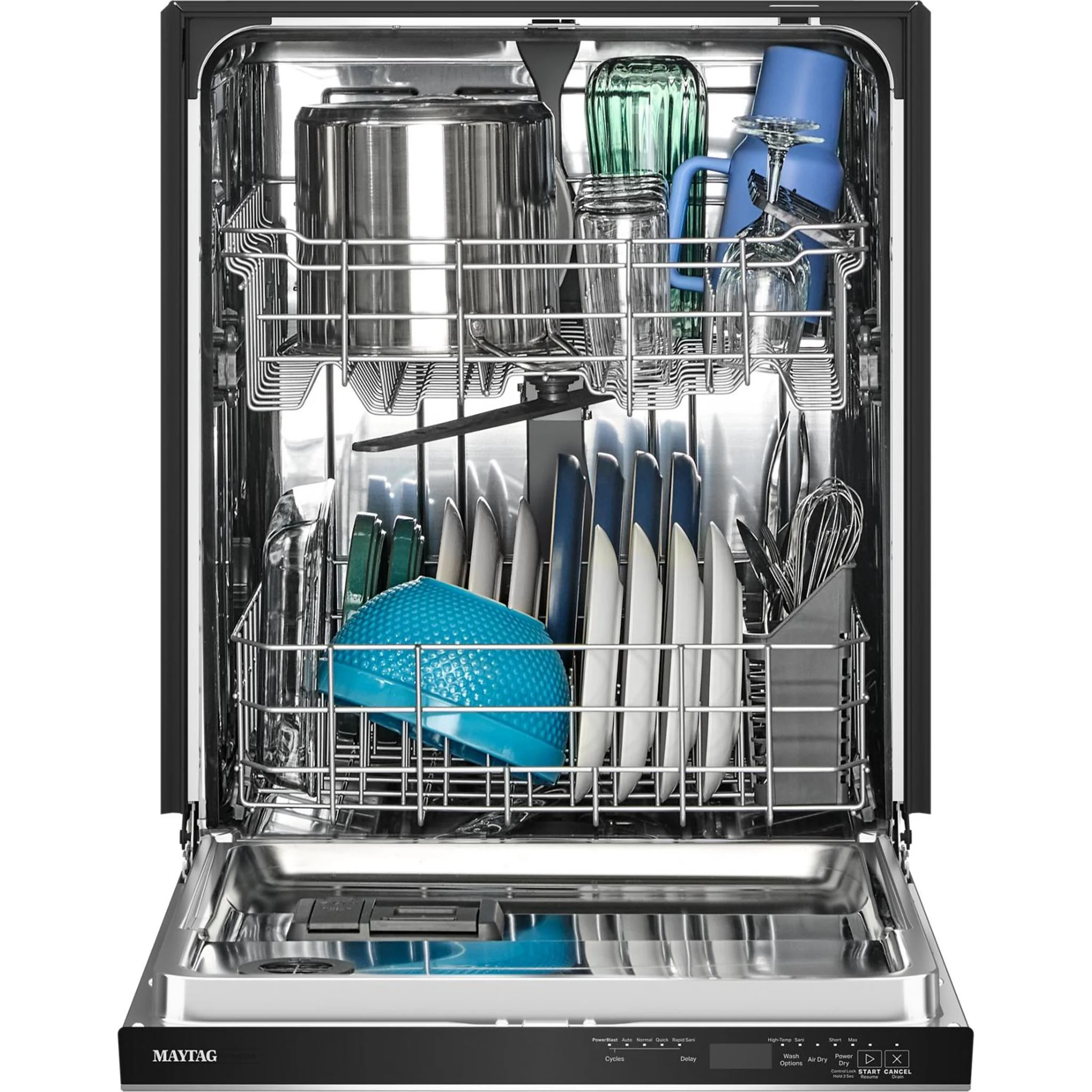 Maytag Front Control Dishwasher with PowerBlast cycle and Heated Dry -Fingerprint Resistant Stainless Steel (MDFS3924RZ) - Image 25
