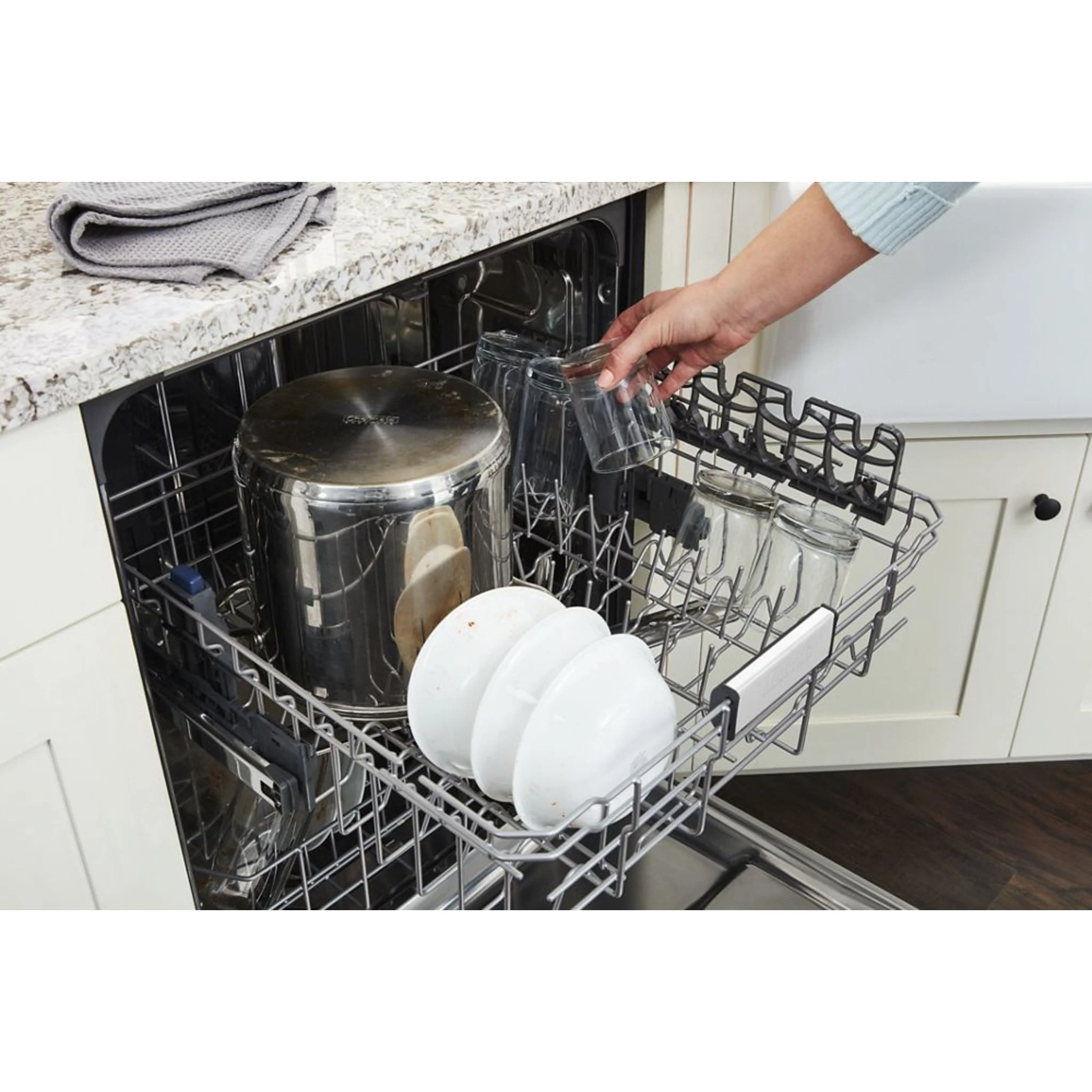 Maytag Stainless steel tub dishwasher with Dual Power Filtration -Black (MDB4949SKB) - Image 35