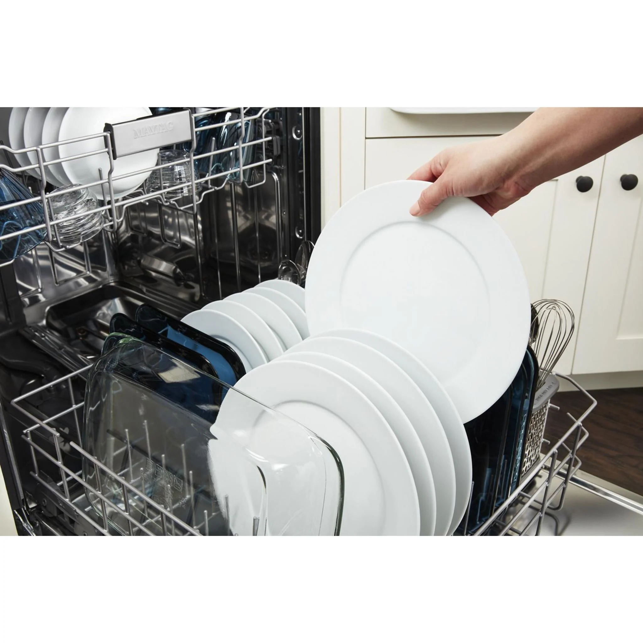 Maytag Stainless steel tub dishwasher with Dual Power Filtration -Black (MDB4949SKB) - Image 4