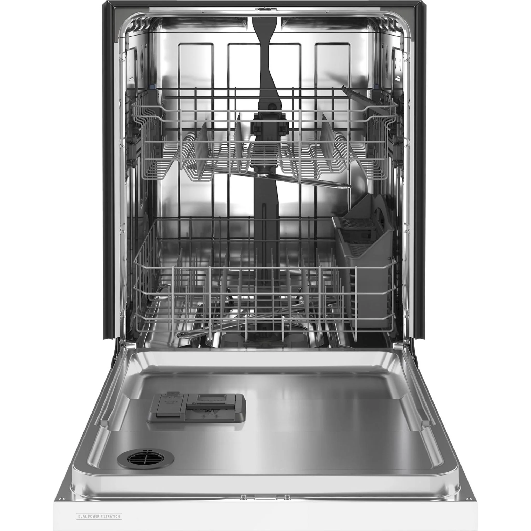 Maytag Stainless steel tub dishwasher with Dual Power Filtration -White (MDB4949SKW) - Image 2