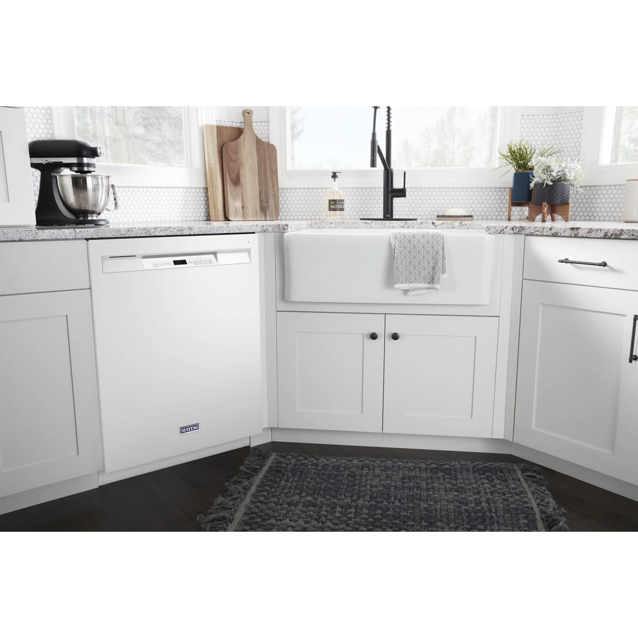 Maytag Stainless steel tub dishwasher with Dual Power Filtration -White (MDB4949SKW) - Image 21