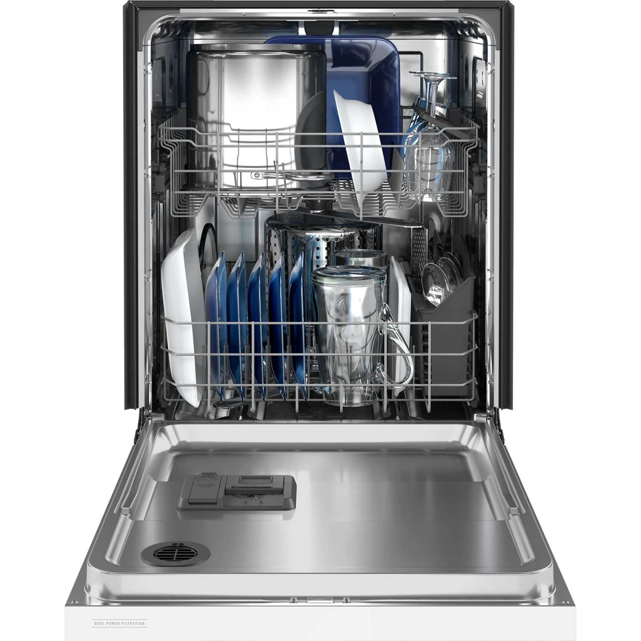 Maytag Stainless steel tub dishwasher with Dual Power Filtration -White (MDB4949SKW) - Image 3