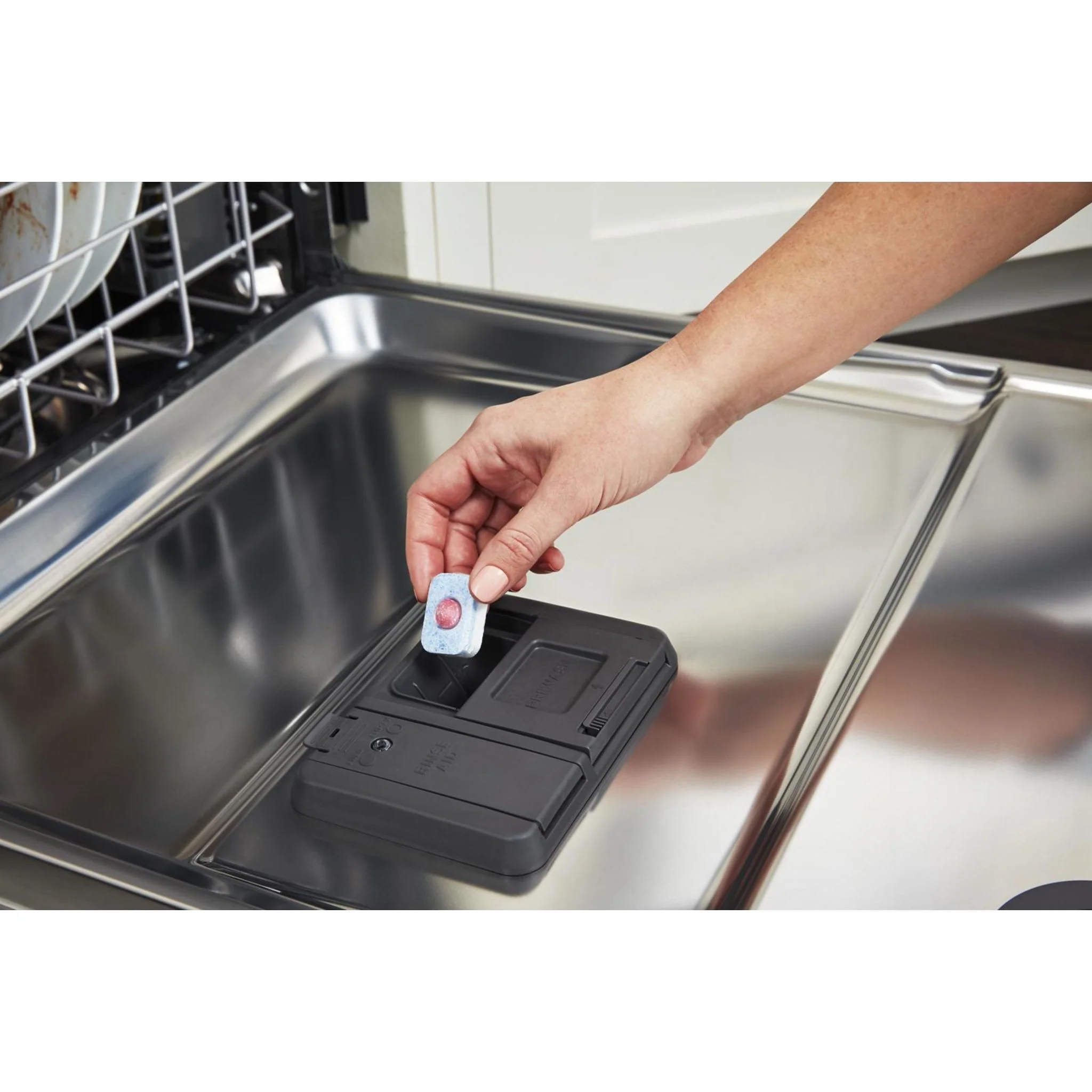 Maytag Stainless steel tub dishwasher with Dual Power Filtration -White (MDB4949SKW) - Image 30