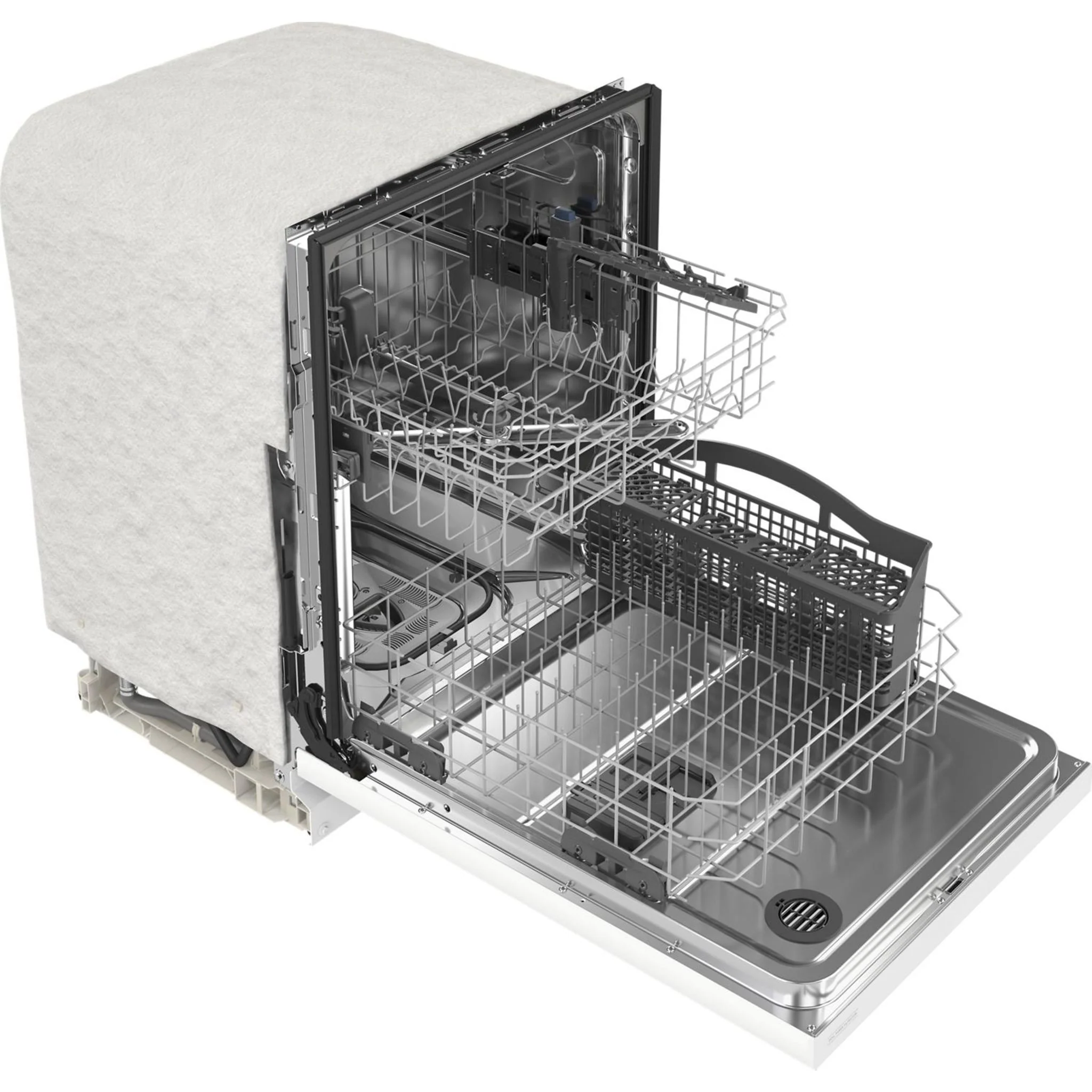 Maytag Stainless steel tub dishwasher with Dual Power Filtration -White (MDB4949SKW) - Image 40