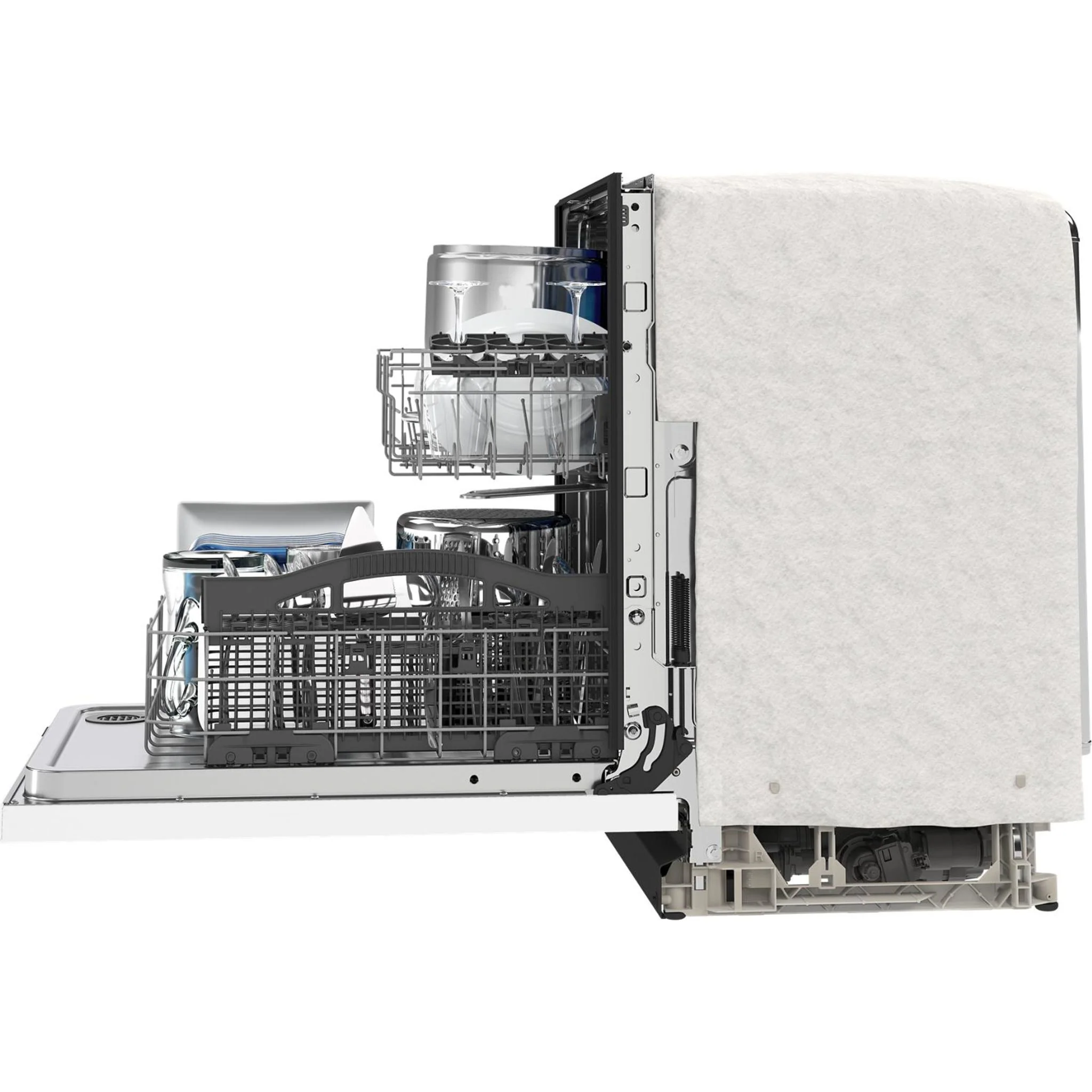 Maytag Stainless steel tub dishwasher with Dual Power Filtration -White (MDB4949SKW) - Image 8