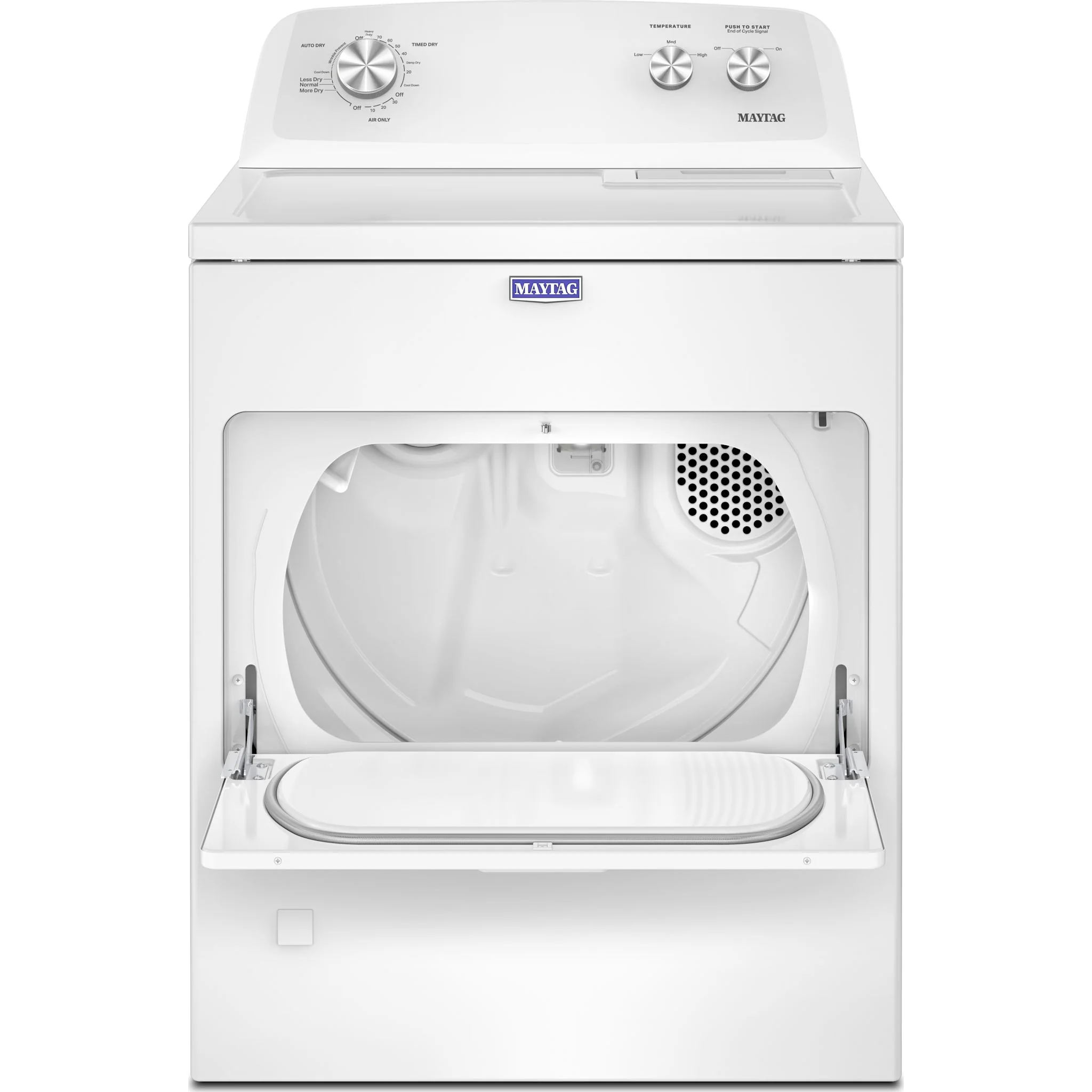 Maytag Top Load Gas Wrinkle Prevent Dryer - 7.0 cu. ft. -White (MGD4005SW) - Image 4