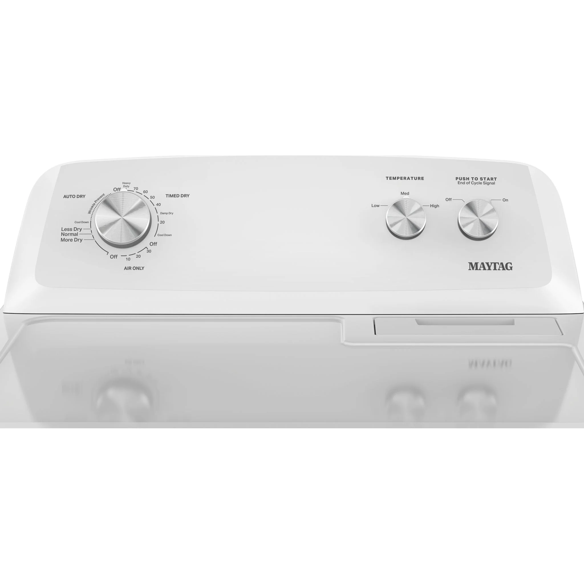 Maytag Top Load Gas Wrinkle Prevent Dryer - 7.0 cu. ft. -White (MGD4005SW) - Image 5