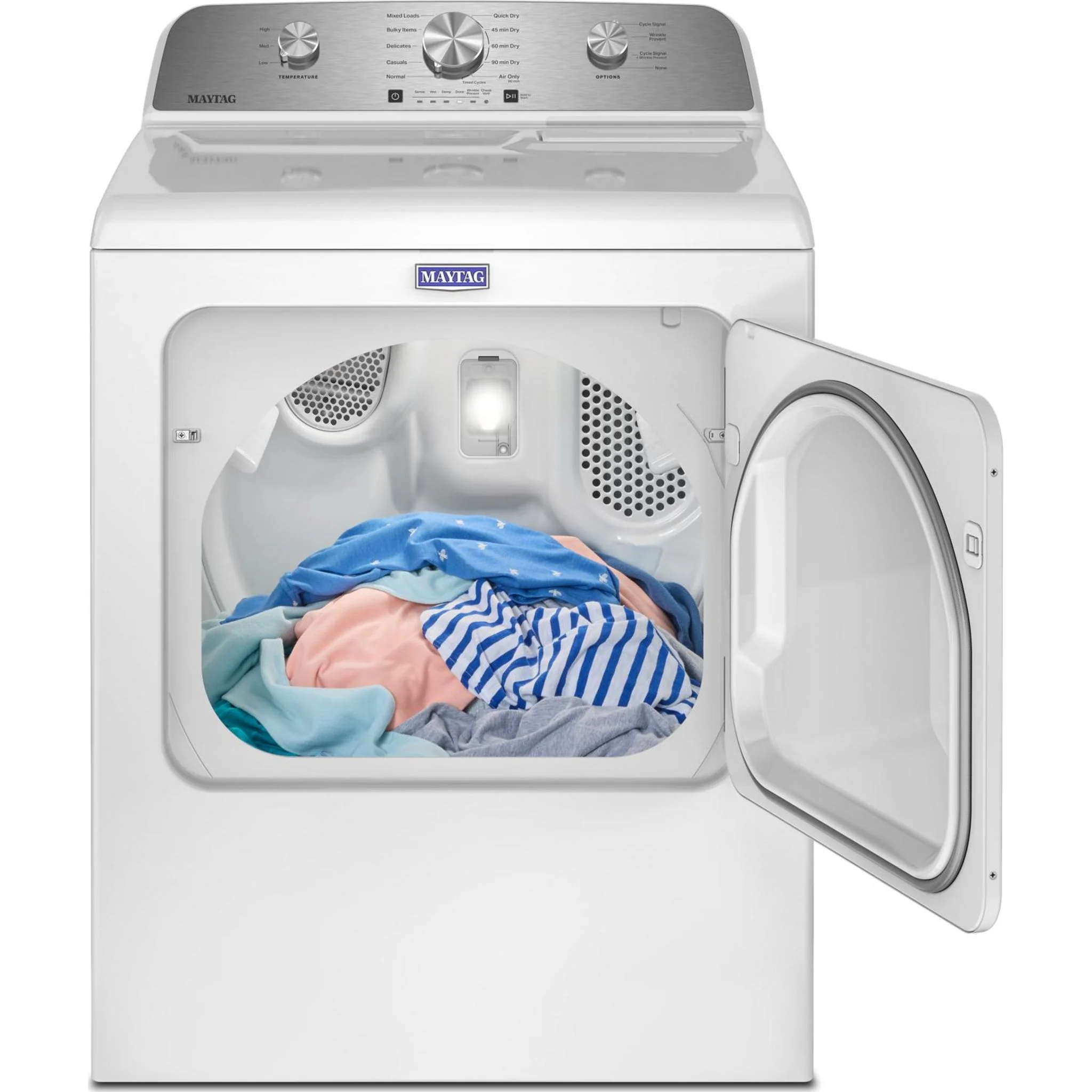 Maytag 7.0 Cu. Ft. Capacity Gas Dryer - White (MGD4205SW) - Image 11