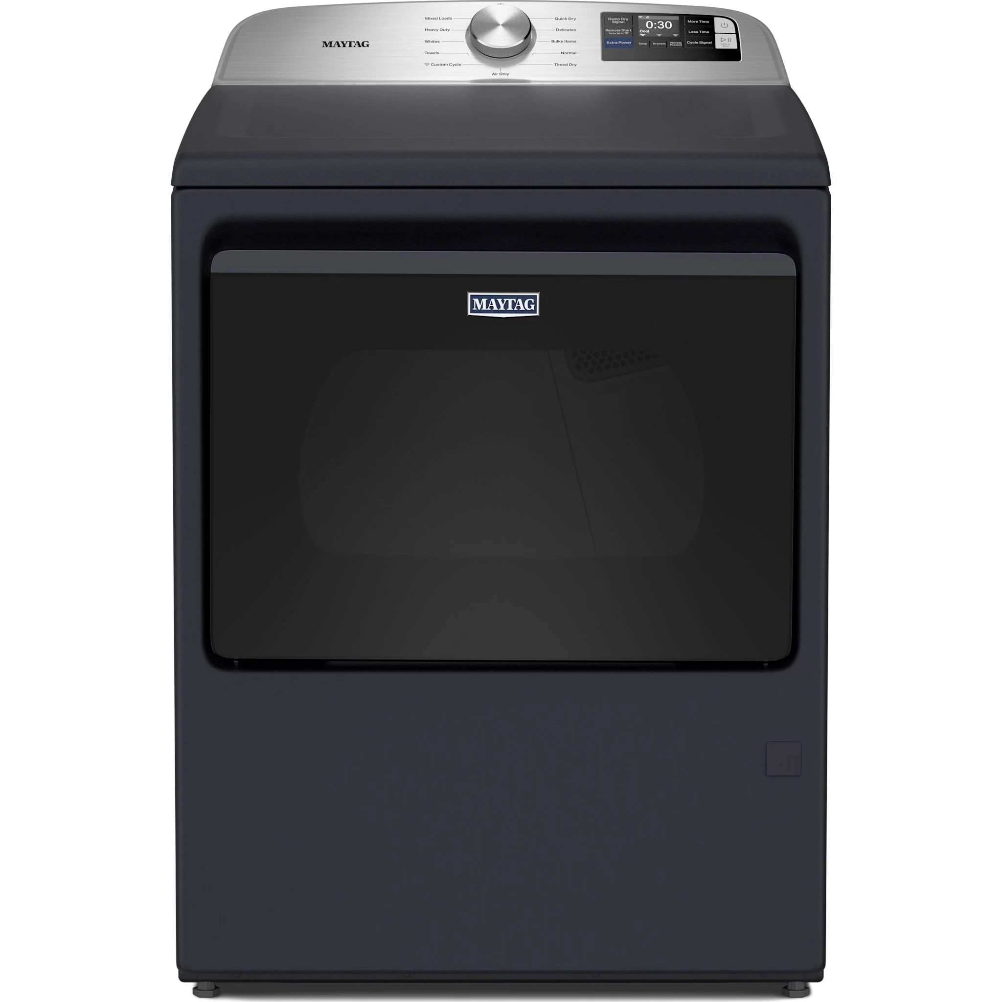 Maytag 7.4 Cu. Ft. Top Load Gas Dryer with Extra Power and Advanced Moisture Sensing - Midnight Steel (MGD6205RF) - Image 2