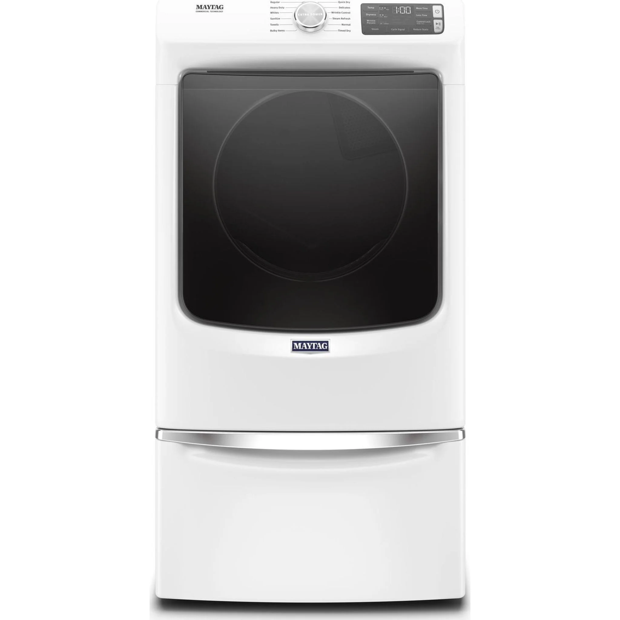 Maytag Front Load Gas Dryer with Extra Power and Quick Dry Cycle - 7.3 cu. ft. -White (MGD6630HW) - Image 12