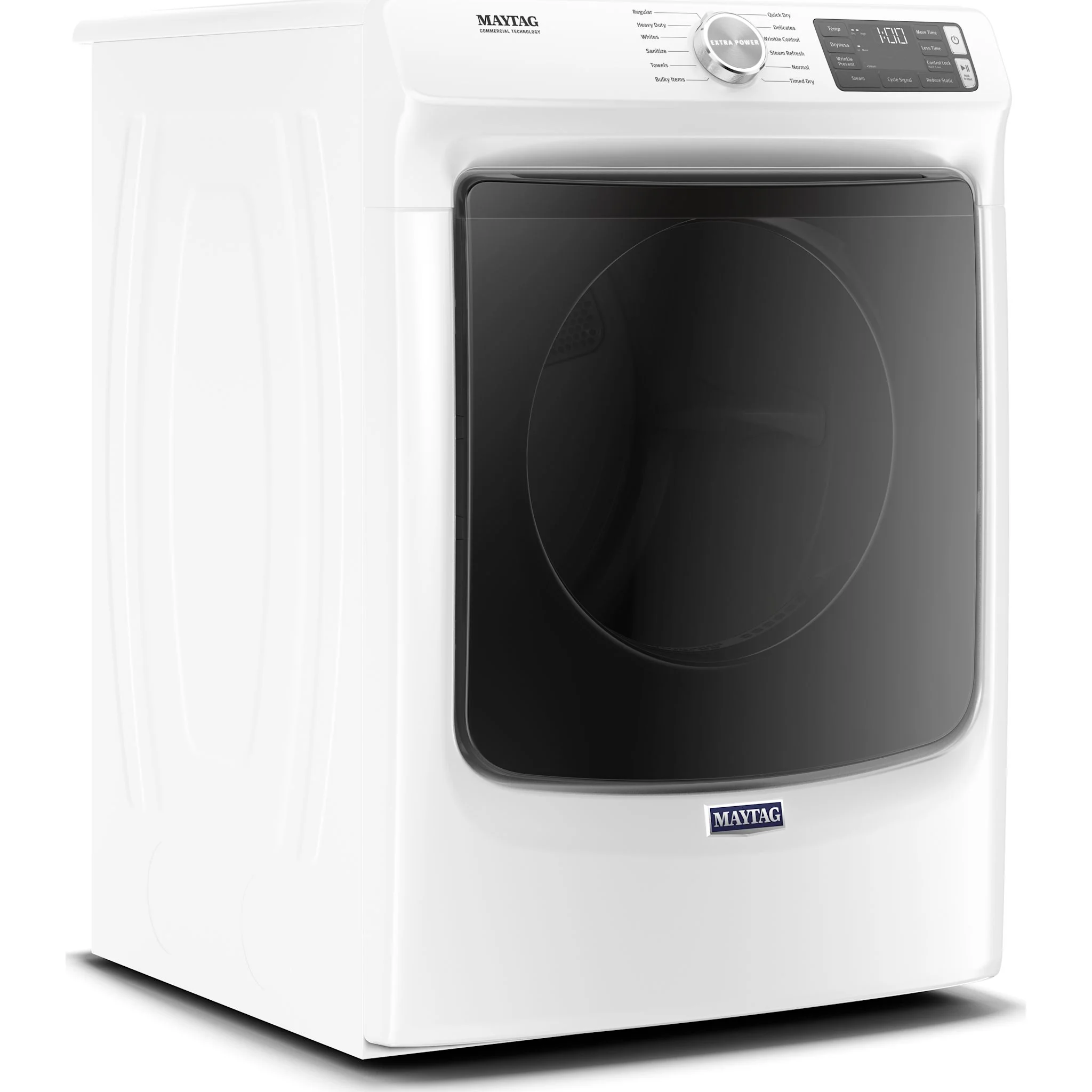Maytag Front Load Gas Dryer with Extra Power and Quick Dry Cycle - 7.3 cu. ft. -White (MGD6630HW) - Image 2