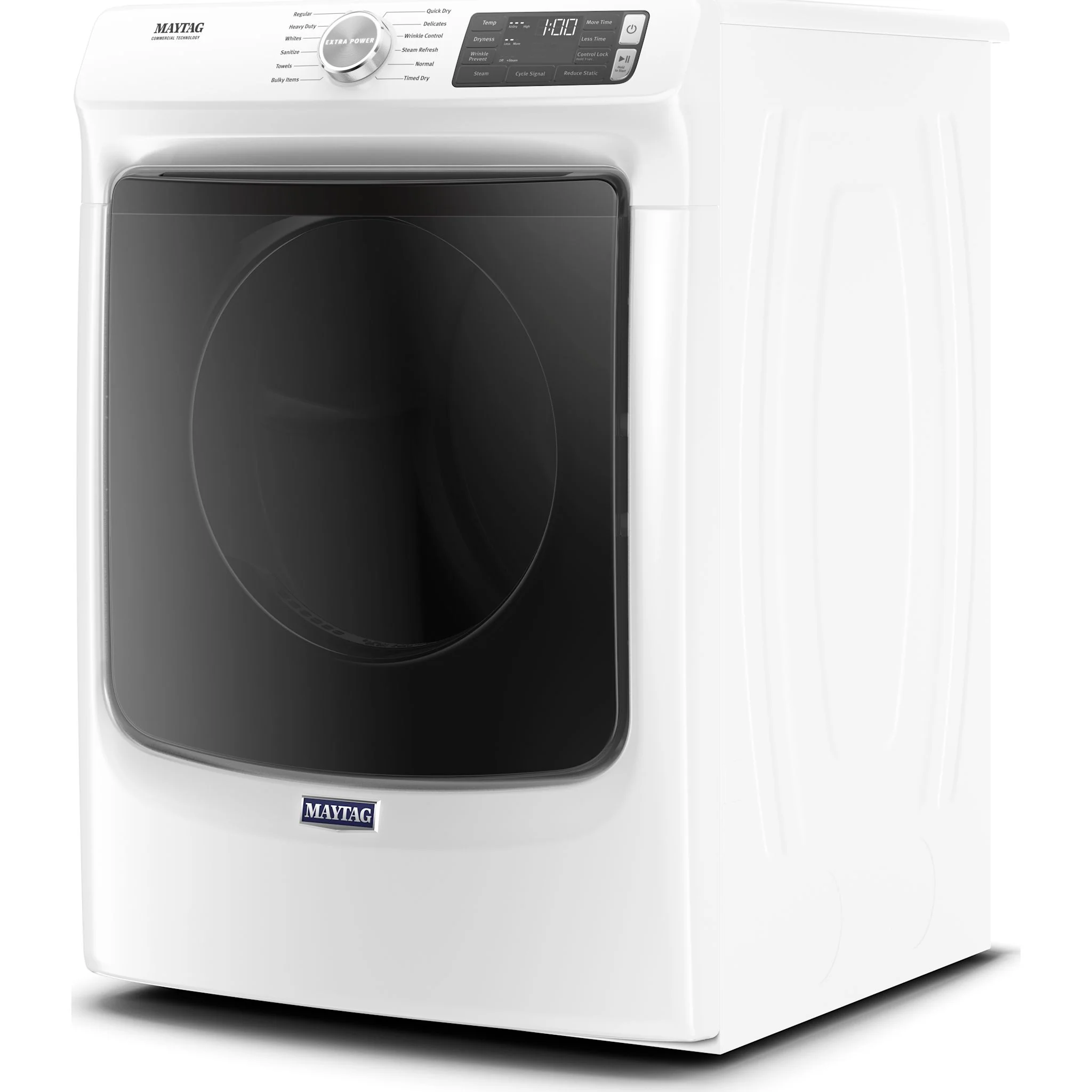 Maytag Front Load Gas Dryer with Extra Power and Quick Dry Cycle - 7.3 cu. ft. -White (MGD6630HW) - Image 3