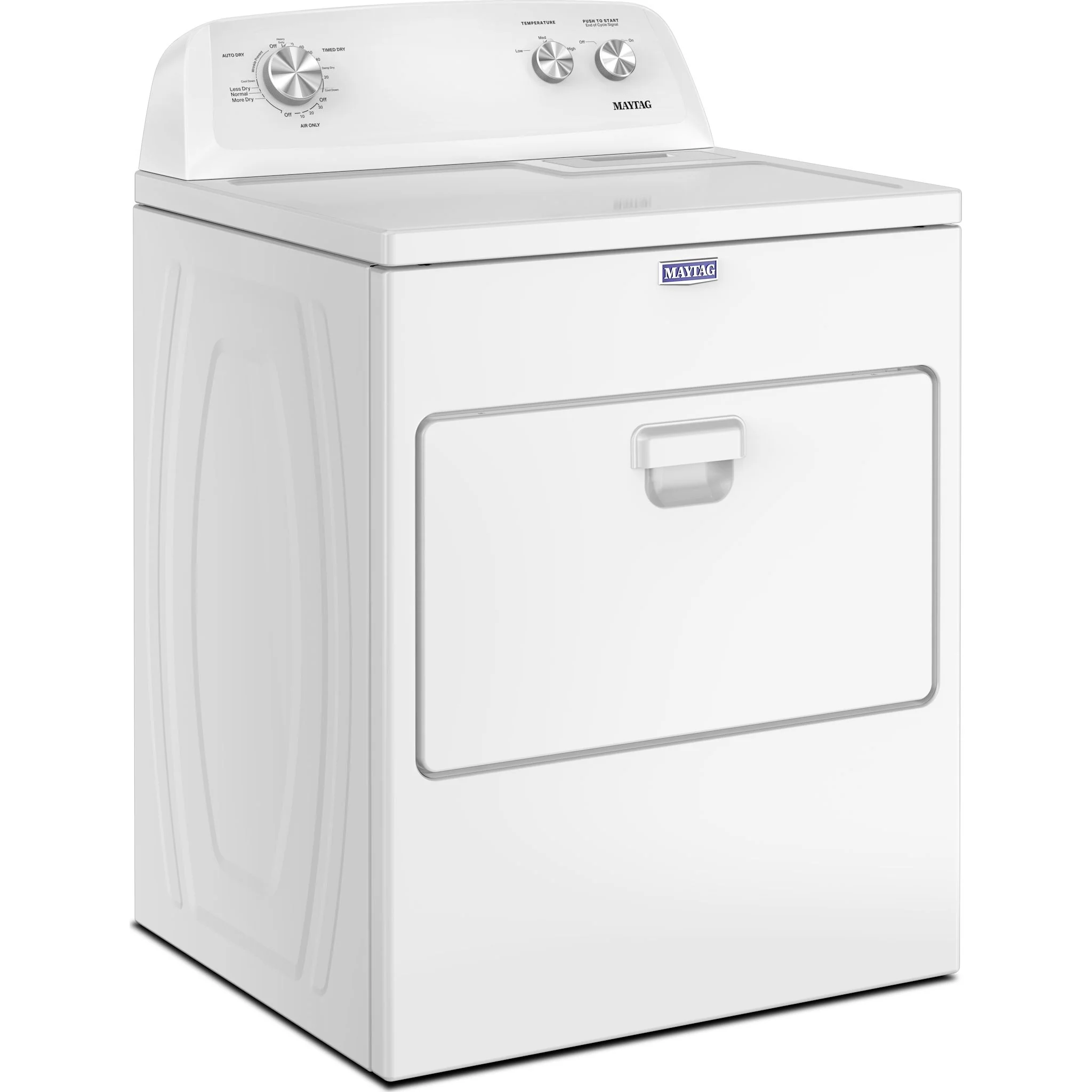 Maytag Top Load Electric Wrinkle Prevent Dryer - 7.0 cu. ft. -White (YMED4005SW) - Image 3