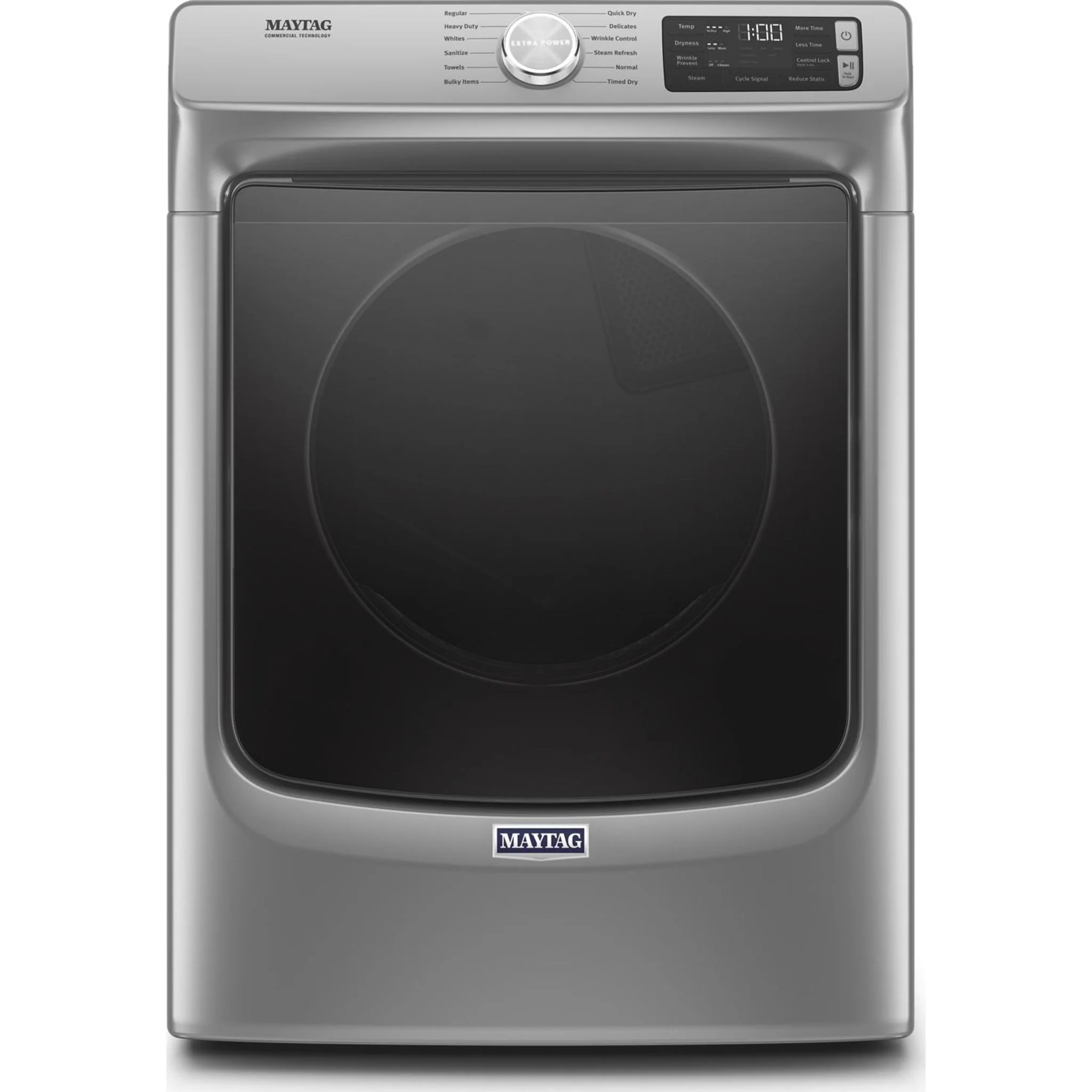 Maytag Front Load Electric Dryer with Extra Power and Quick Dry Cycle - 7.3 cu. ft. -Metallic Slate (YMED6630HC) - Image 13
