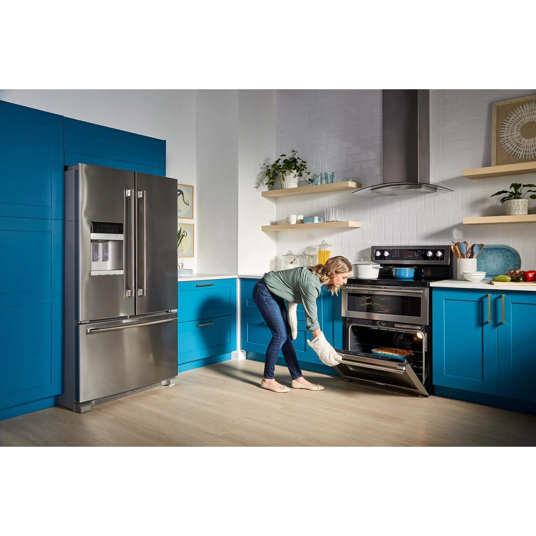 Maytag 30-Inch Wide Double Oven Electric Range With True Convection - 6.7 Cu. Ft. -Stainless Steel (YMET8800FZ) - Image 23